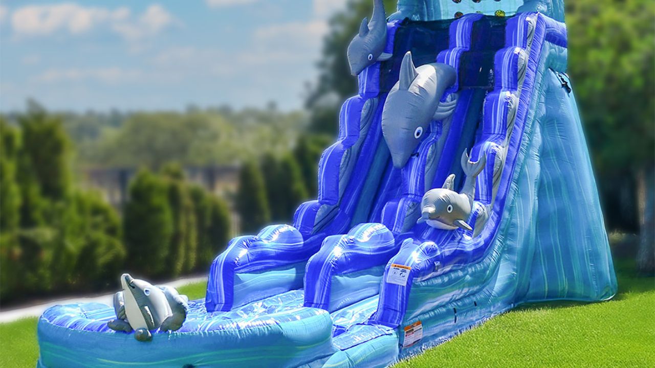 inflatable slip and slide