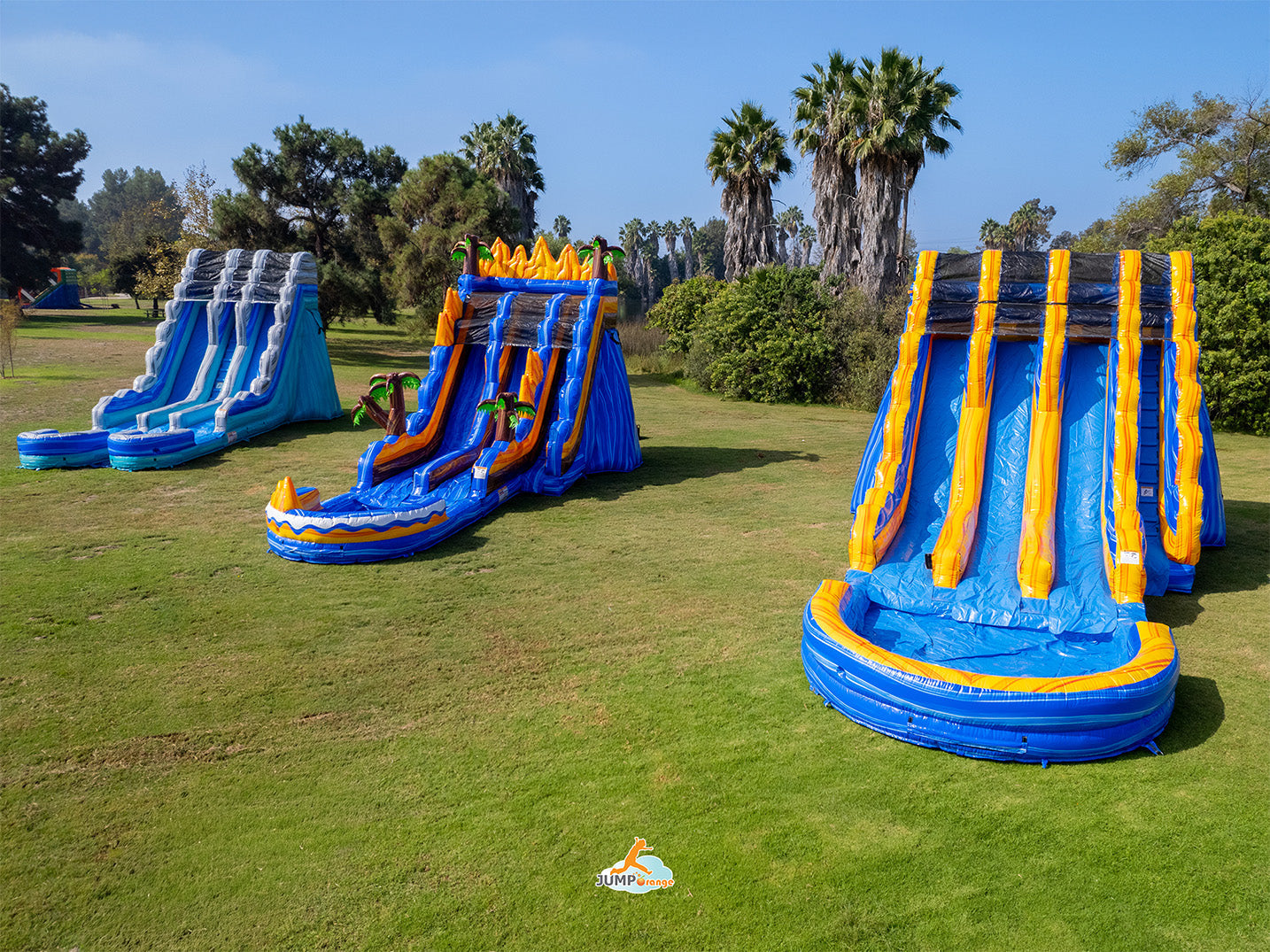 Commercial water slide