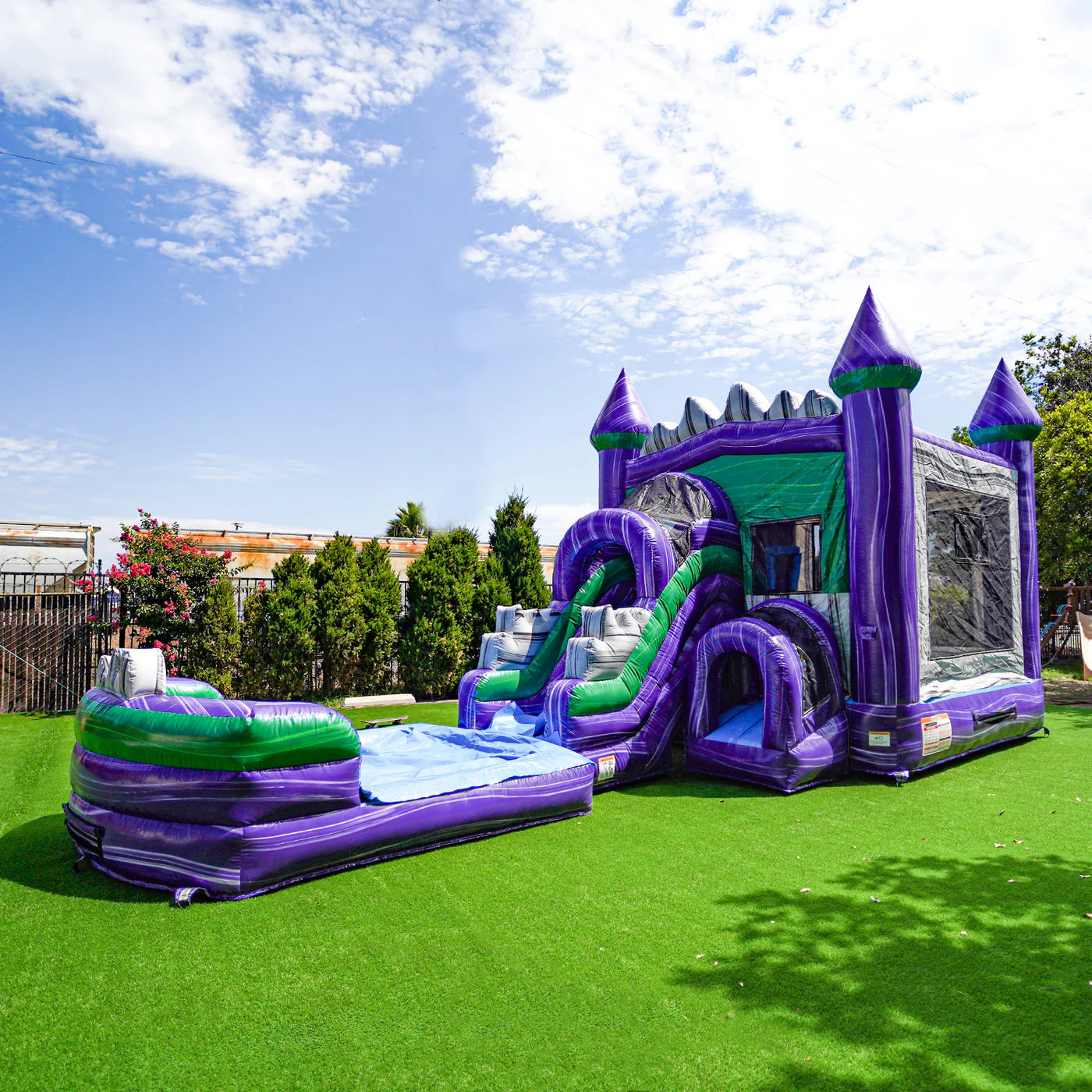 inflatable castle bounce provides a safe and fun area for jumping and playing