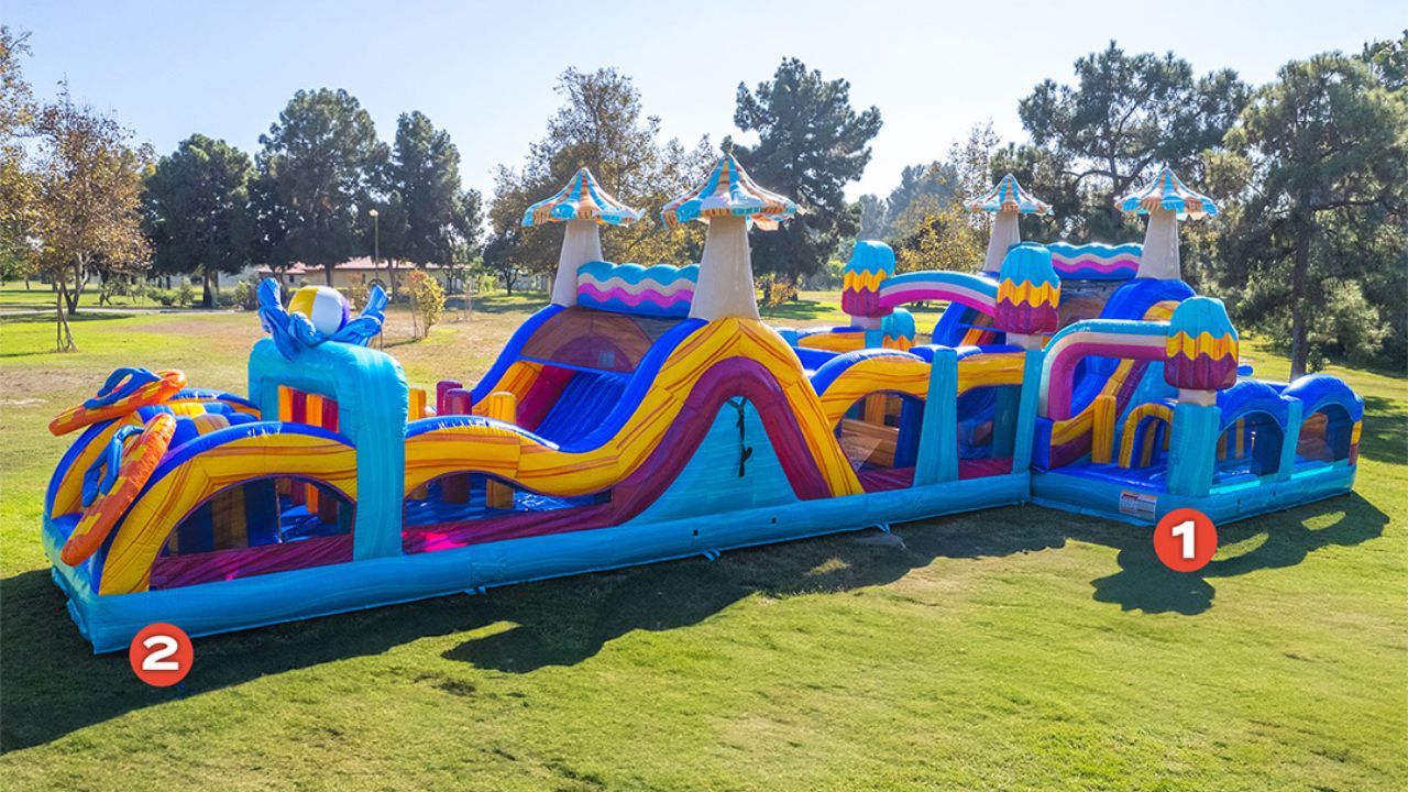 inflatable obstacle courses