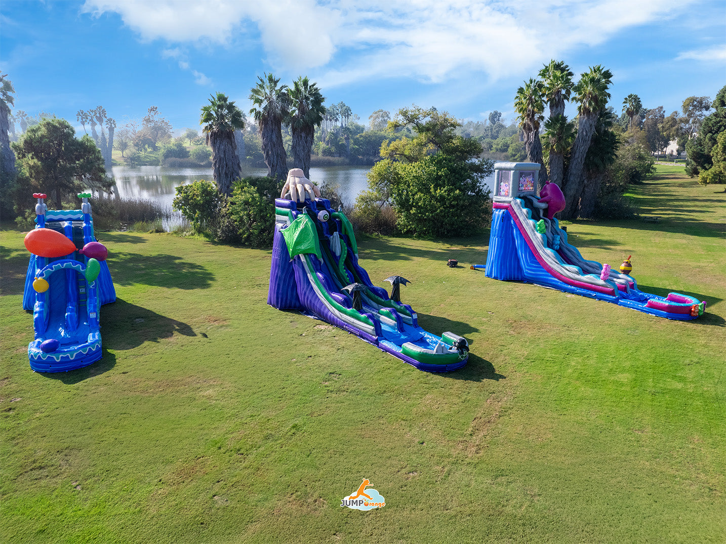 premium commercial water slides