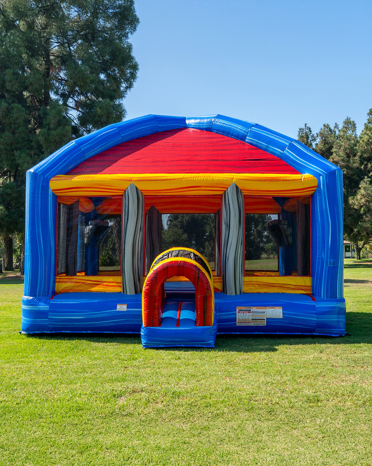 commercial grade water slide bounce house