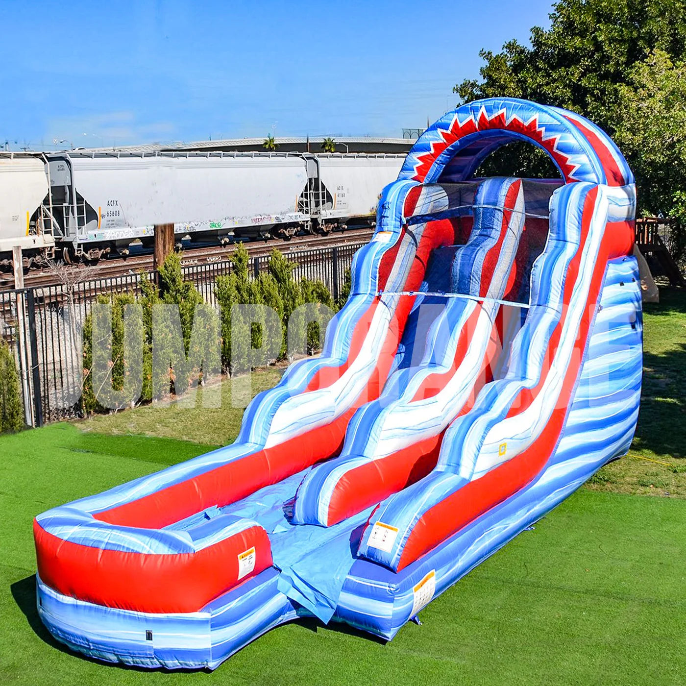 Commercial water slides