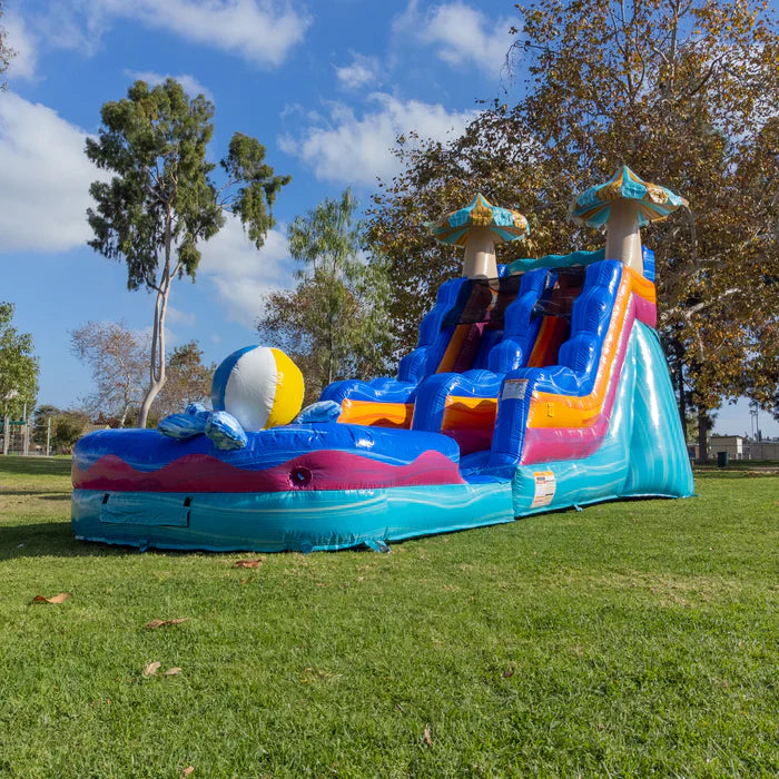 inflatable swimming pool water slide