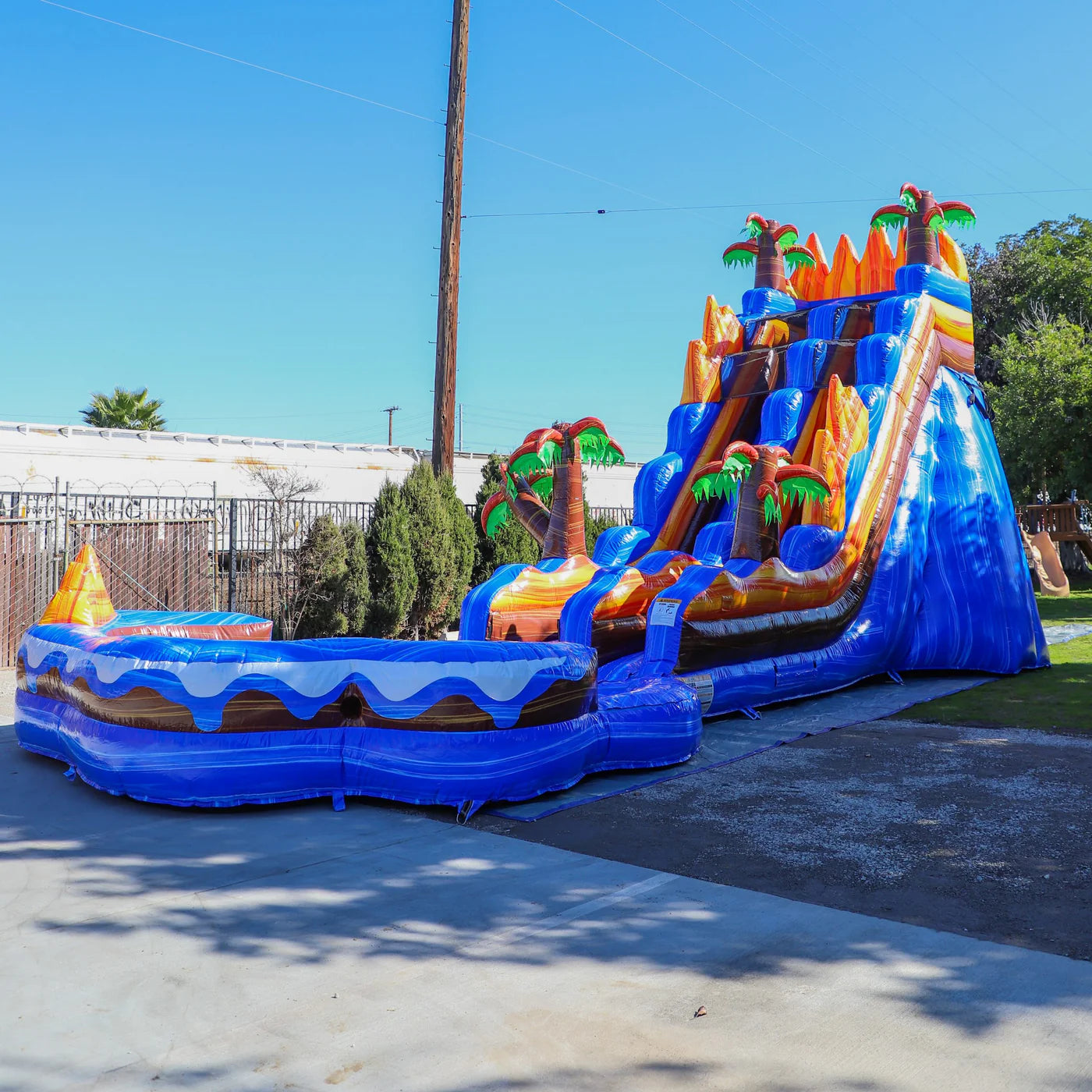 jumper and water slide combo