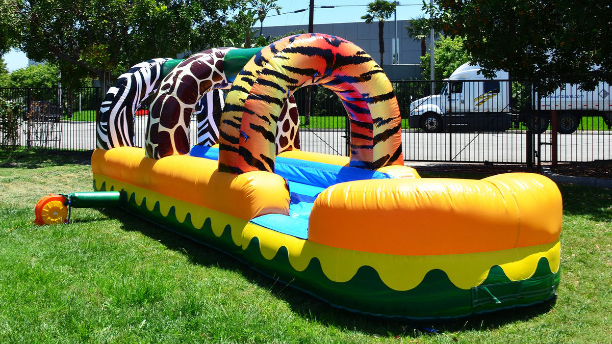 Slip n Slide Bliss: JumpOrange Fun for Unforgettable Moments!