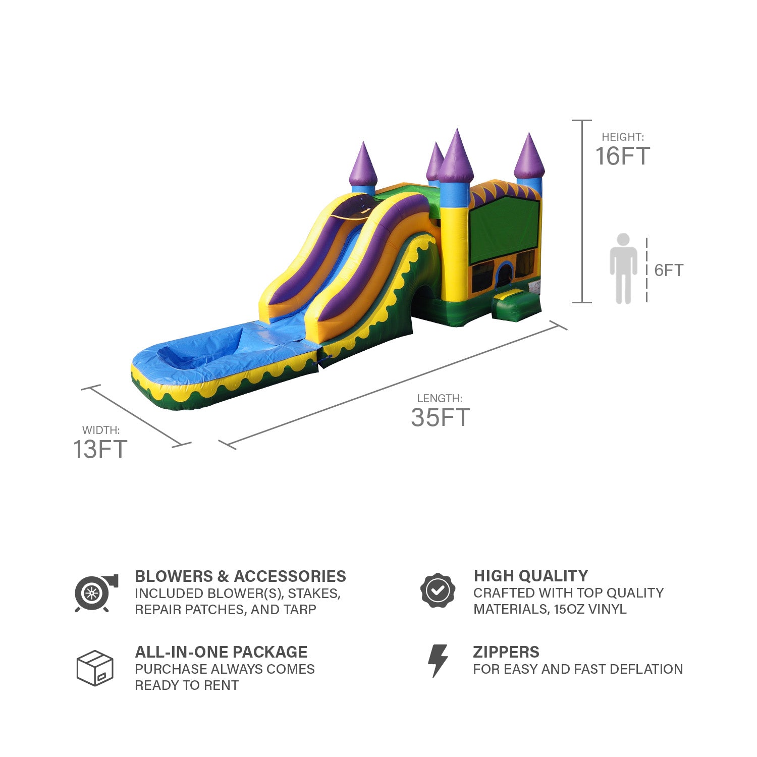 JUNGLE ZOO TITAN (6 IN 1) COMBO