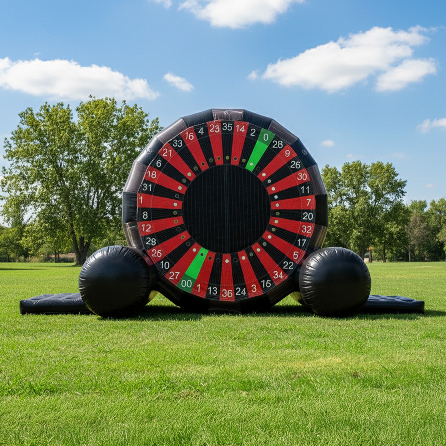 MULTI-USE 16 FT ROULETTE DART/MOVIE SCREEN/SIDE GAMES