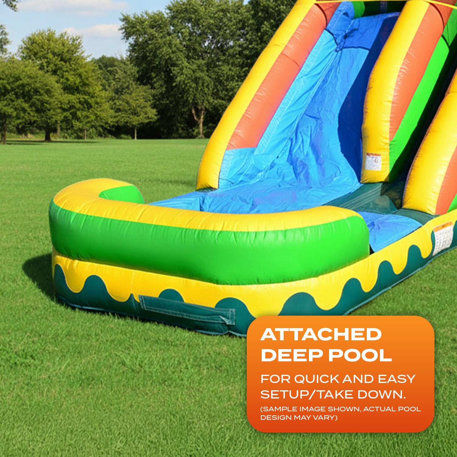 TROPICAL ALOHA 14 FT SLIDE