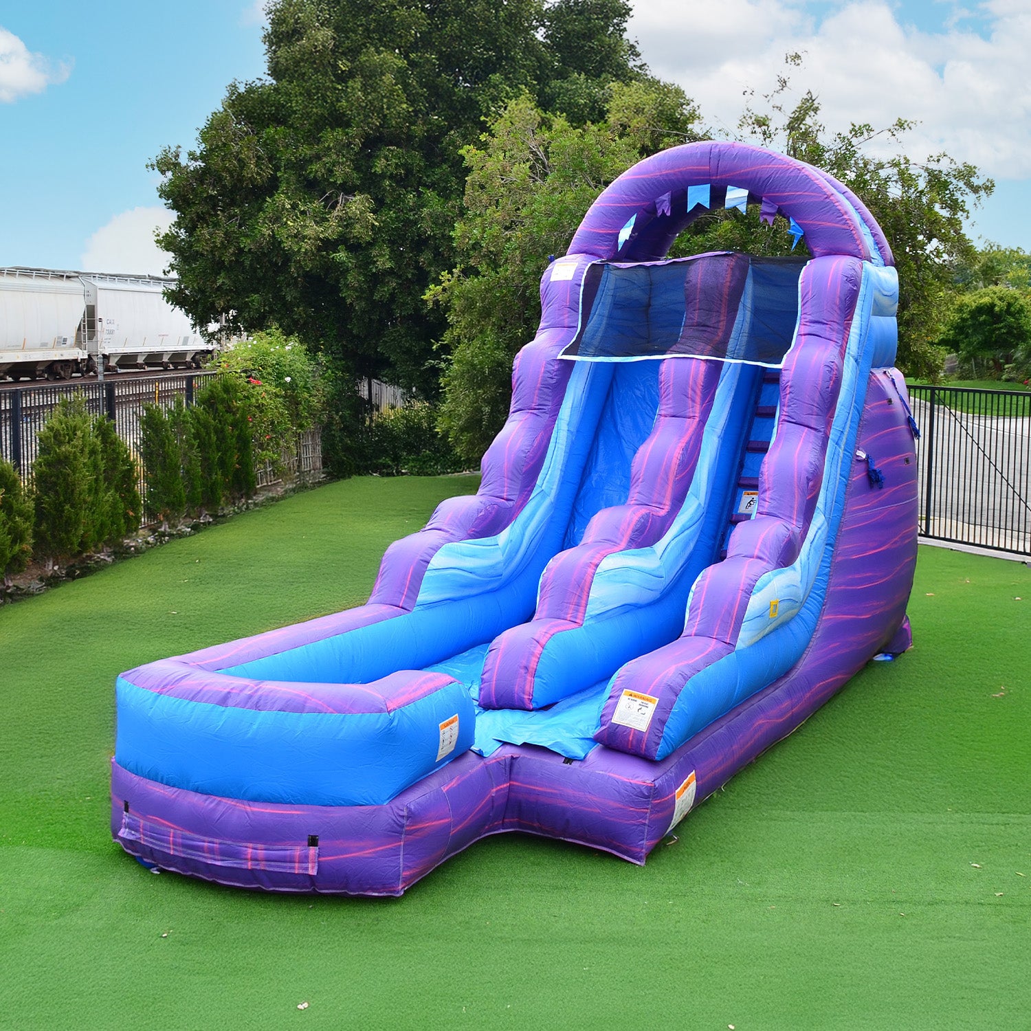 COTTON CANDY 15 FT MEGA SLIDE