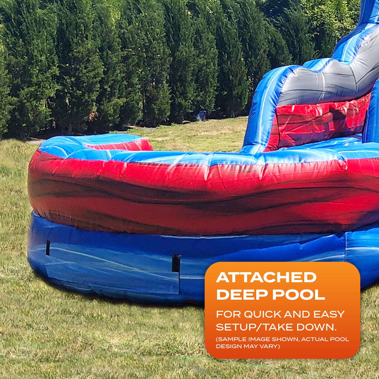 OCEAN BATTLE 15 FT SLIDE