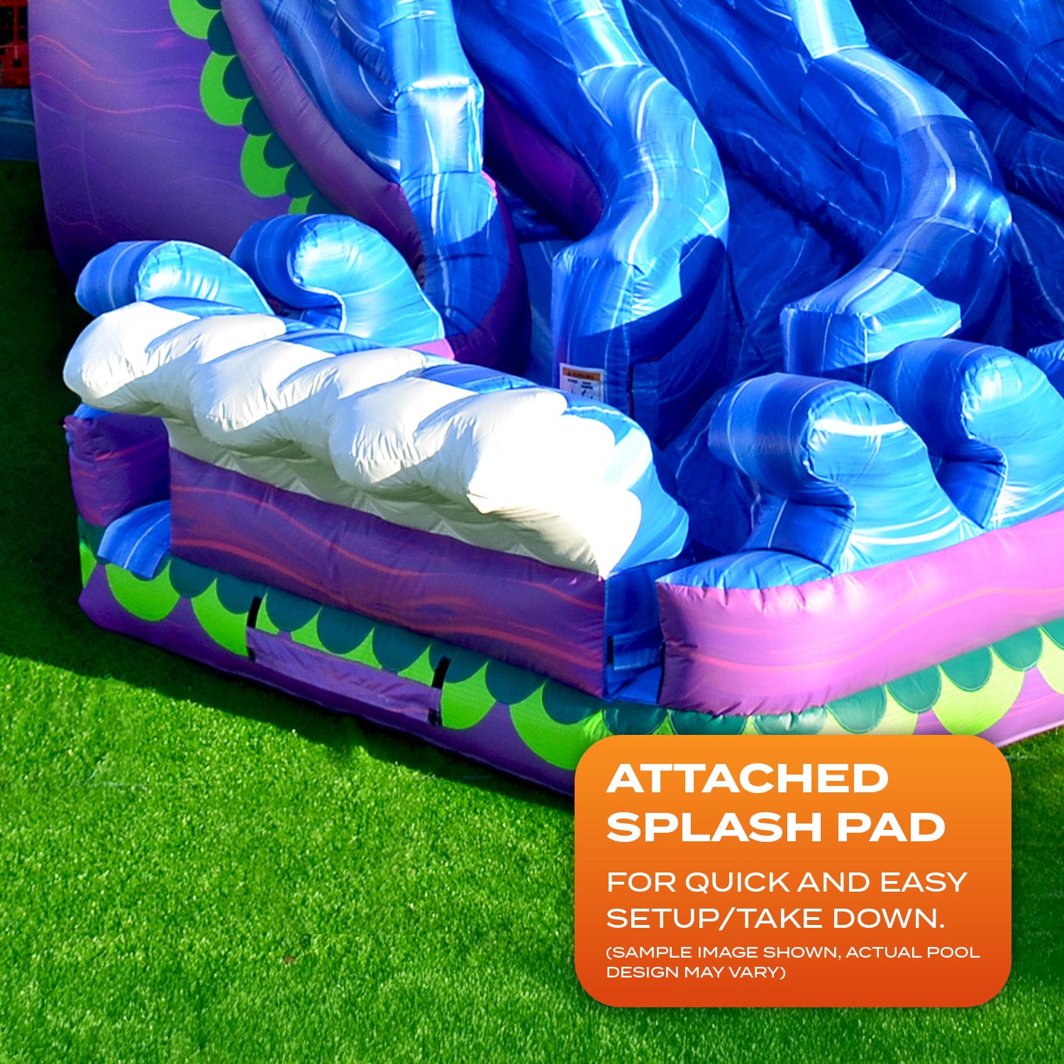 MERMAID MIA 27 FT CURVED DUAL SLIDE