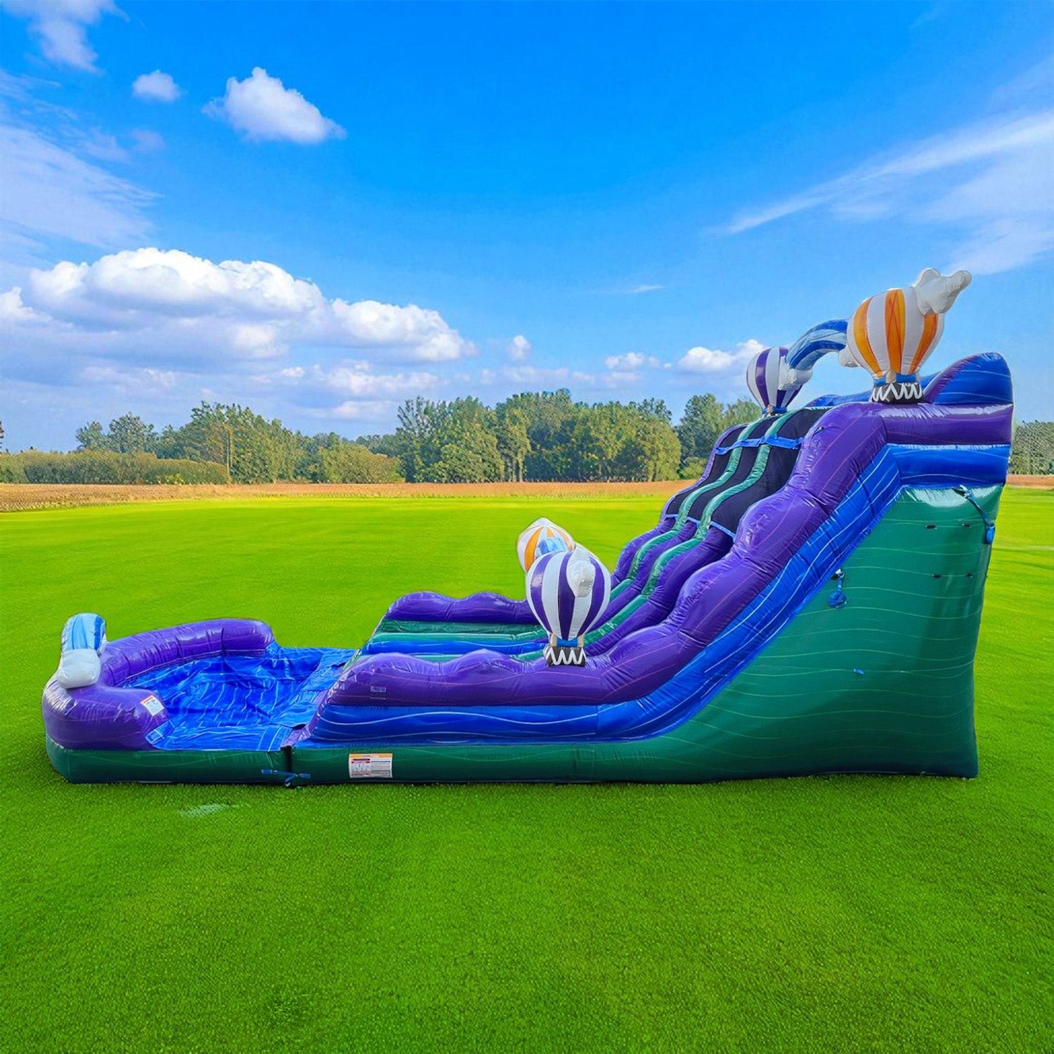 HOT AIR BALLOON 19 FT DUAL LANE SLIDE