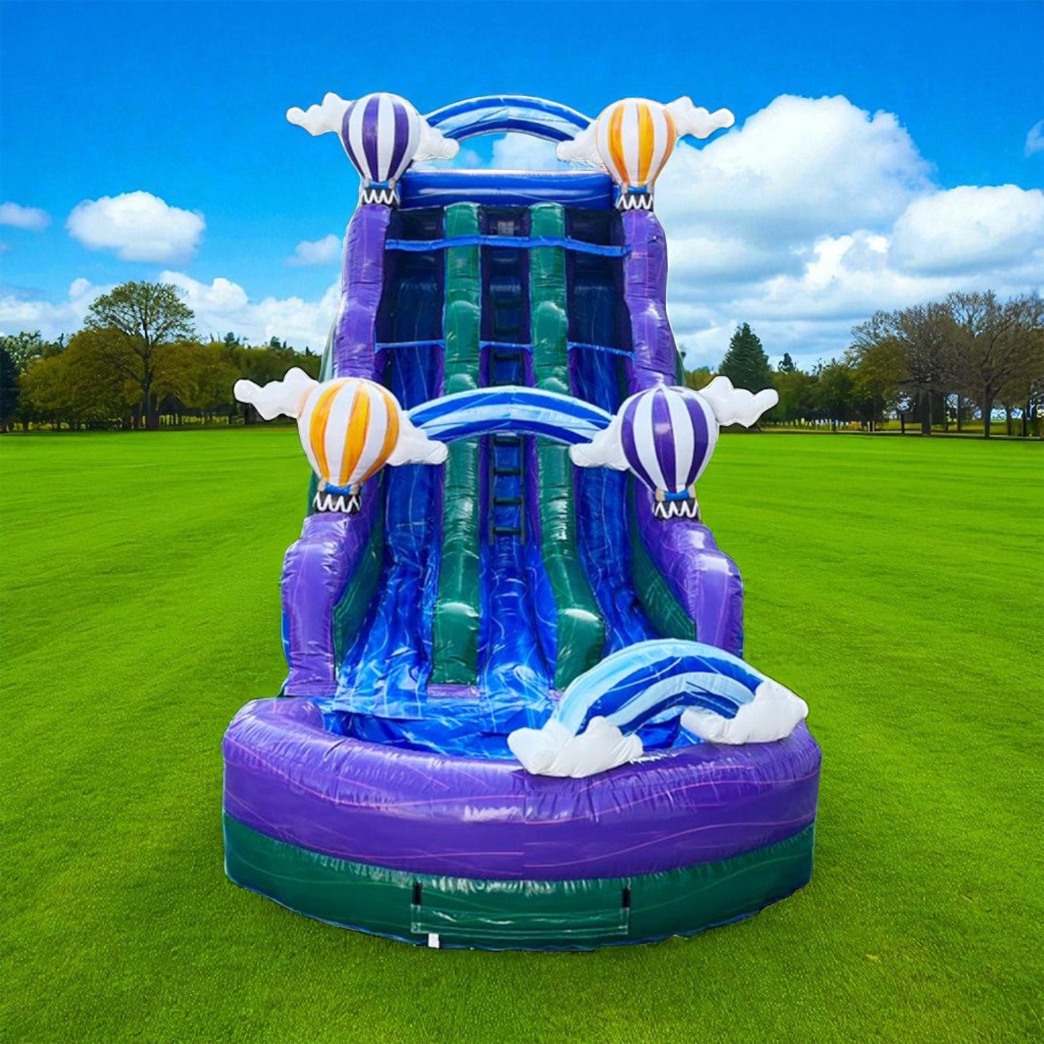 HOT AIR BALLOON 19 FT DUAL LANE SLIDE