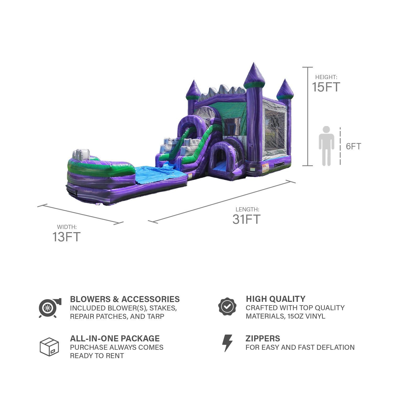 DARK NIGHT FRONT LOADER COMBO - LIMITED EDITION