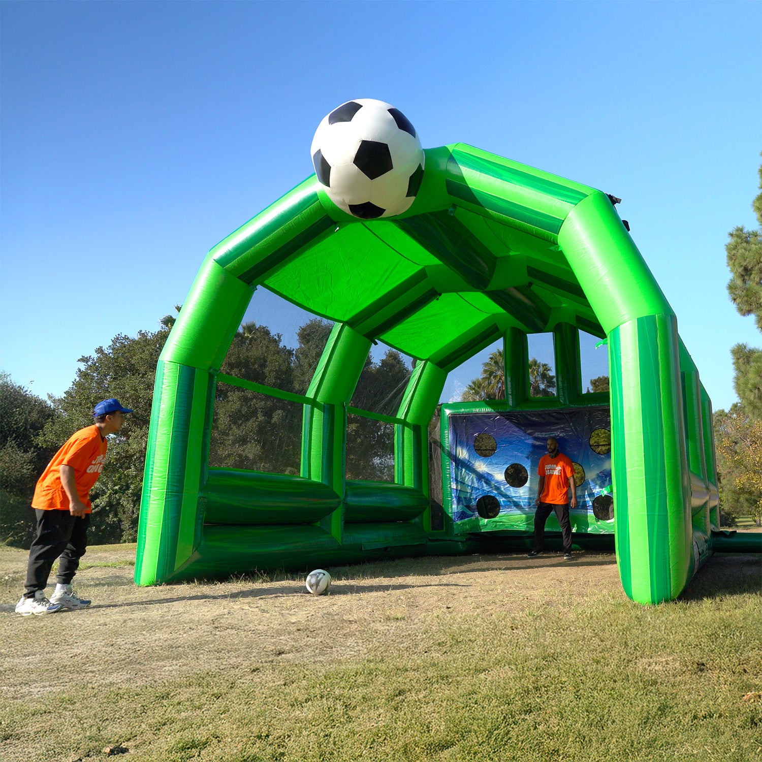 SOCCER GOAL 2-IN-1 TRAINER