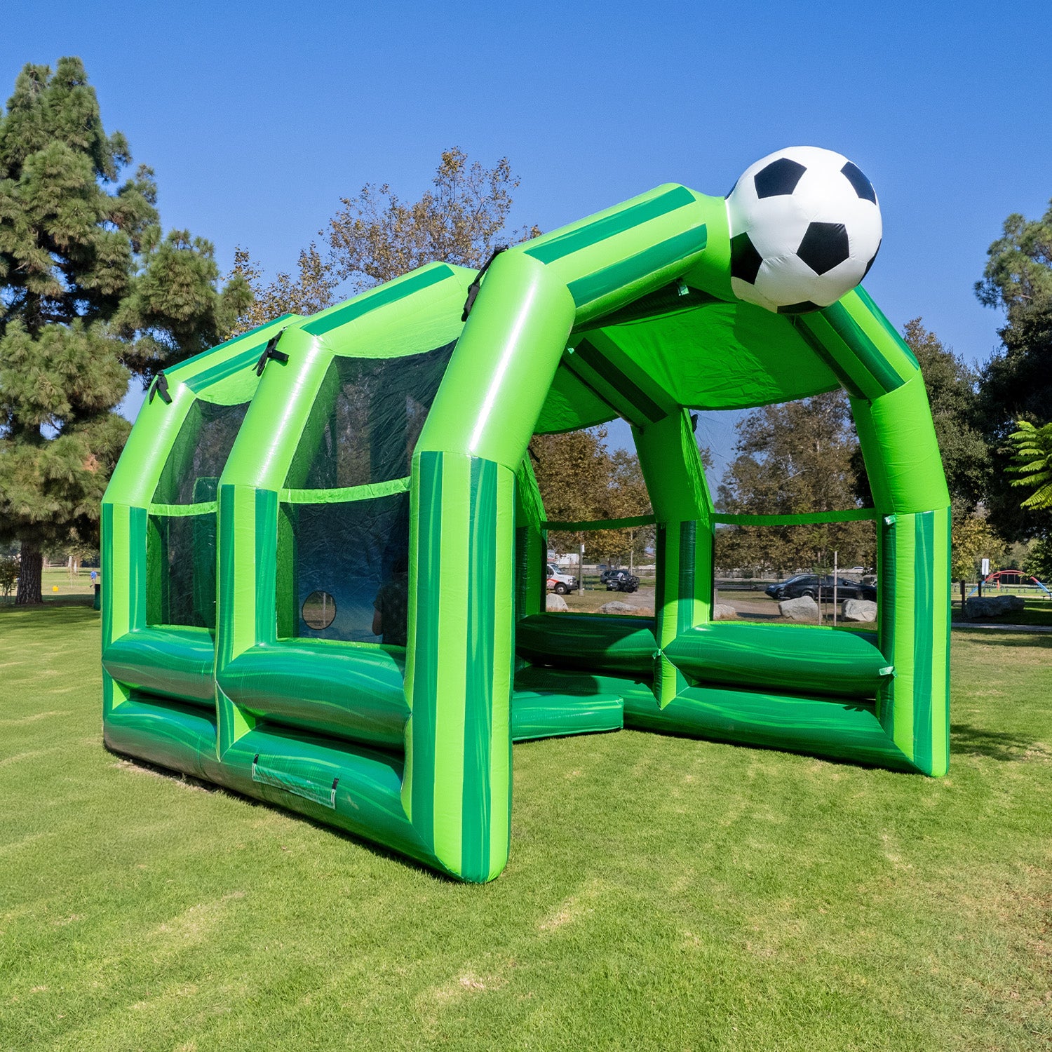 SOCCER GOAL 2-IN-1 TRAINER