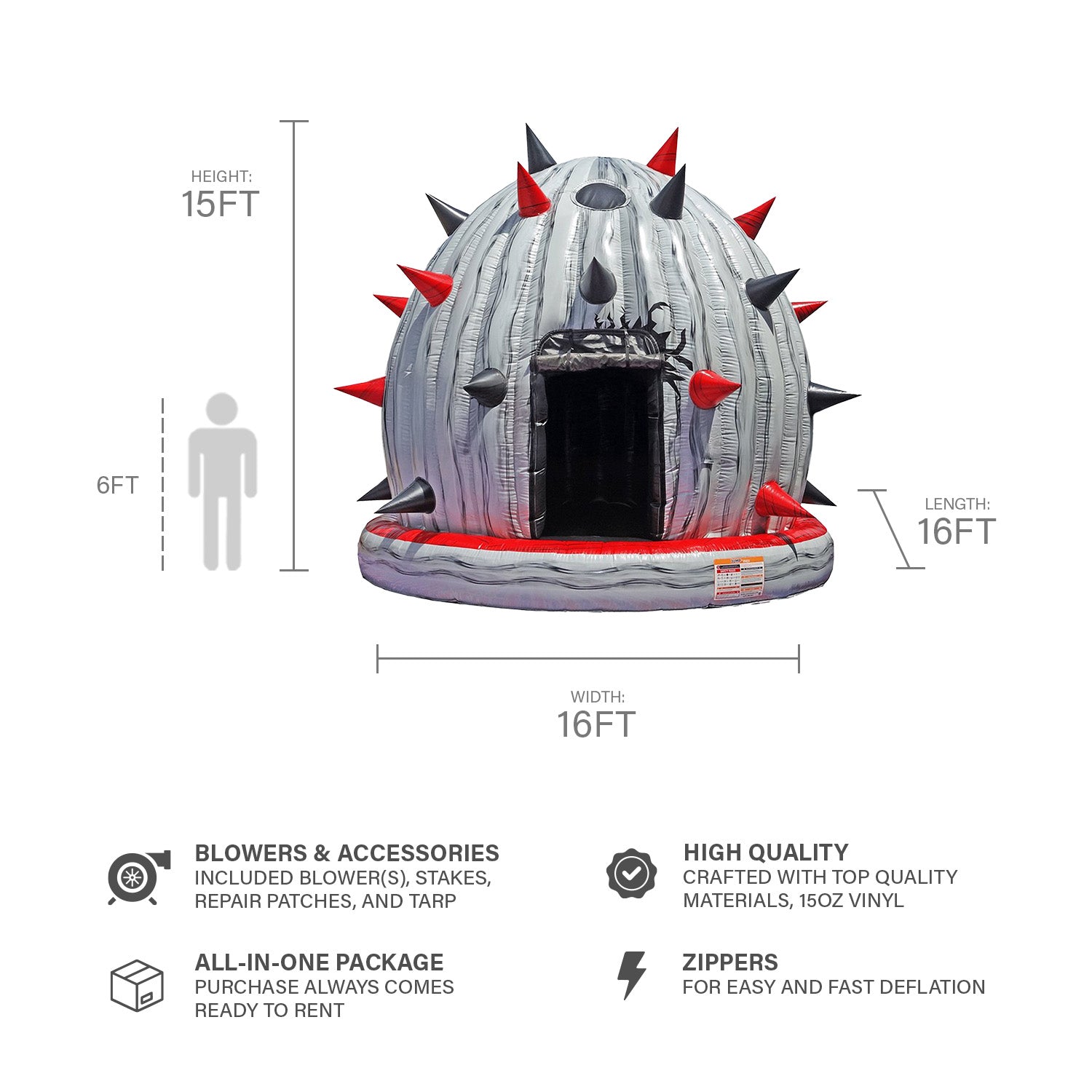 ROCKER DISCO DOME + NEON BASKETBALL