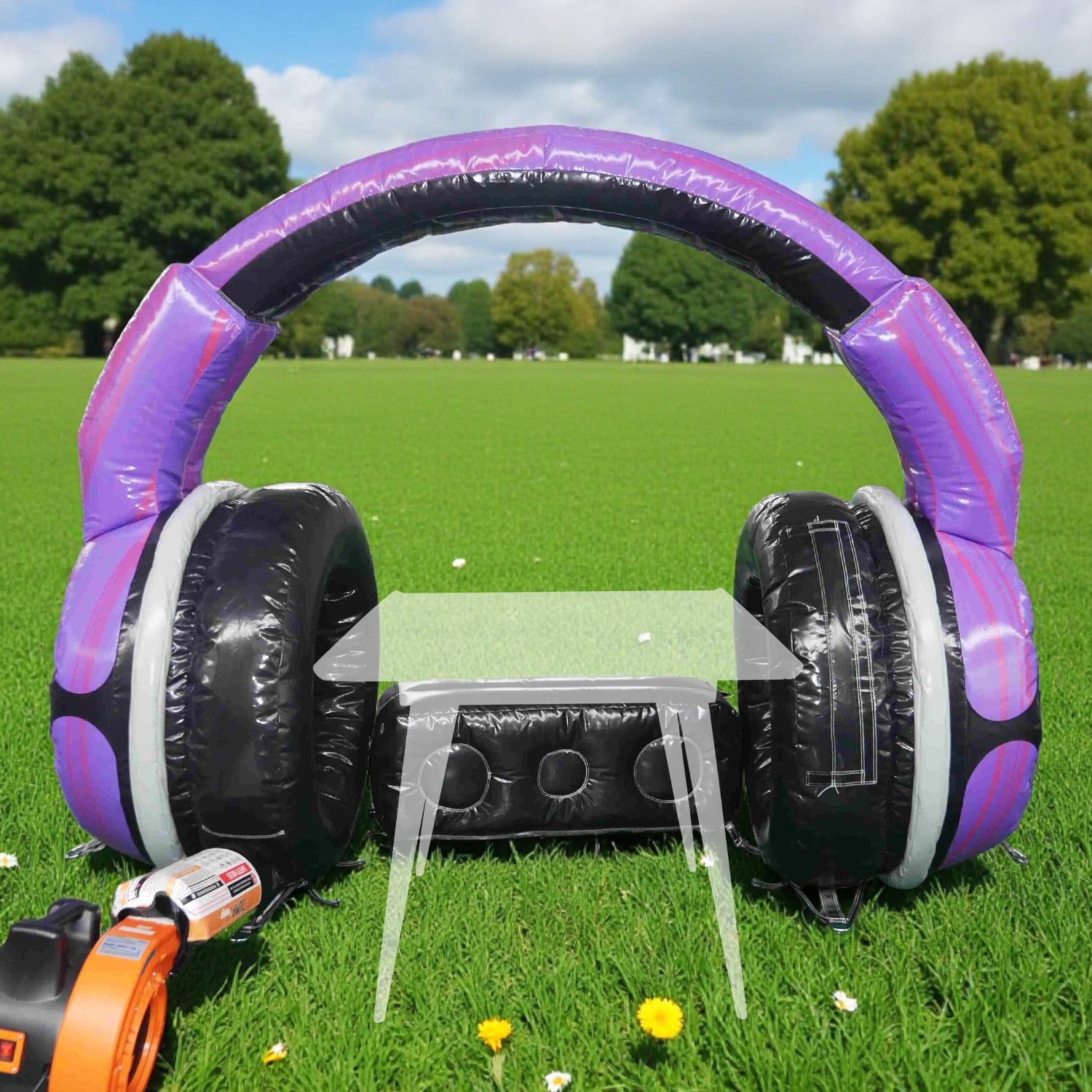 DJ 7FT BOOTH INDOOR/OUTDOOR