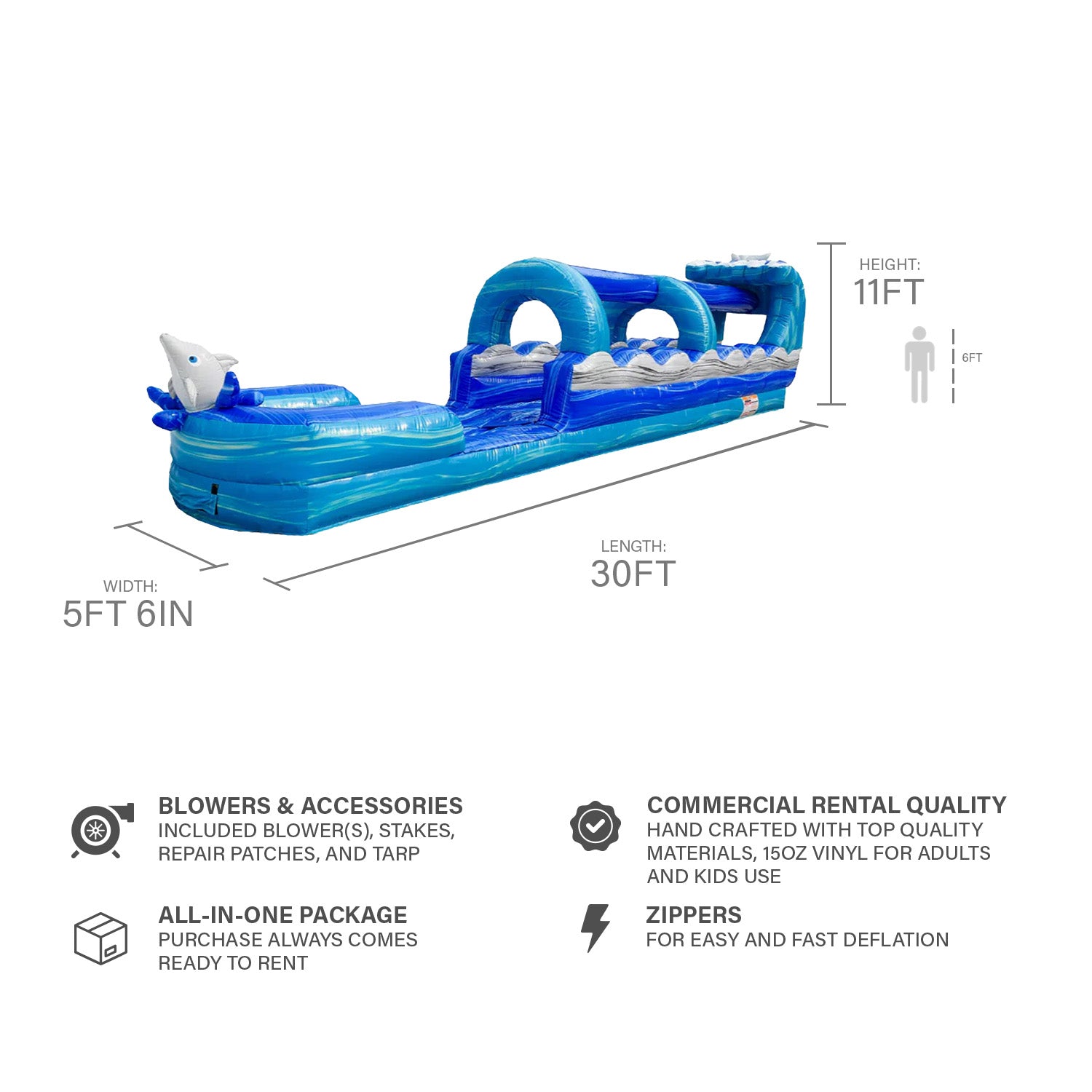 (1 LEFT) DOLPHIN SLIP N SLIDE
