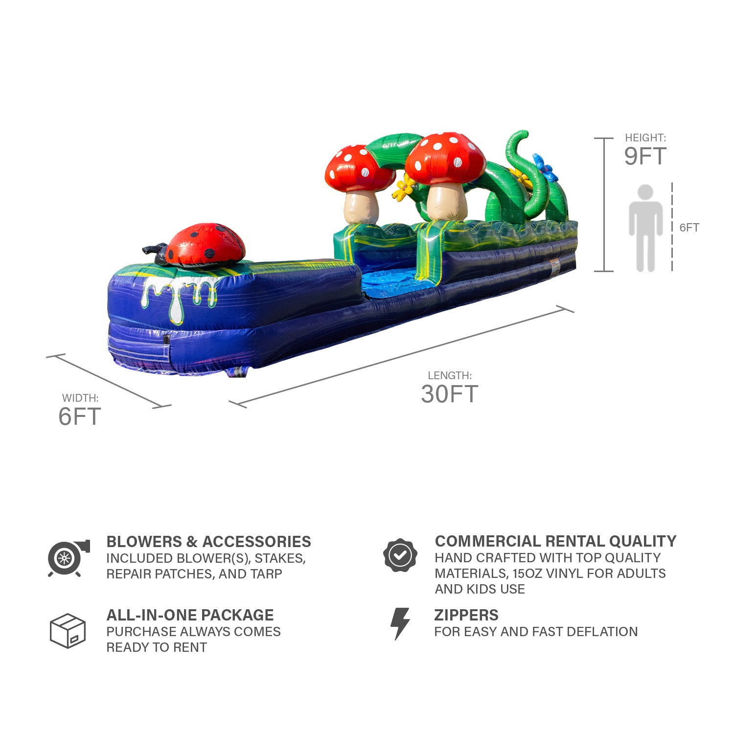 ENCHANTED FOREST SLIP N SLIDE