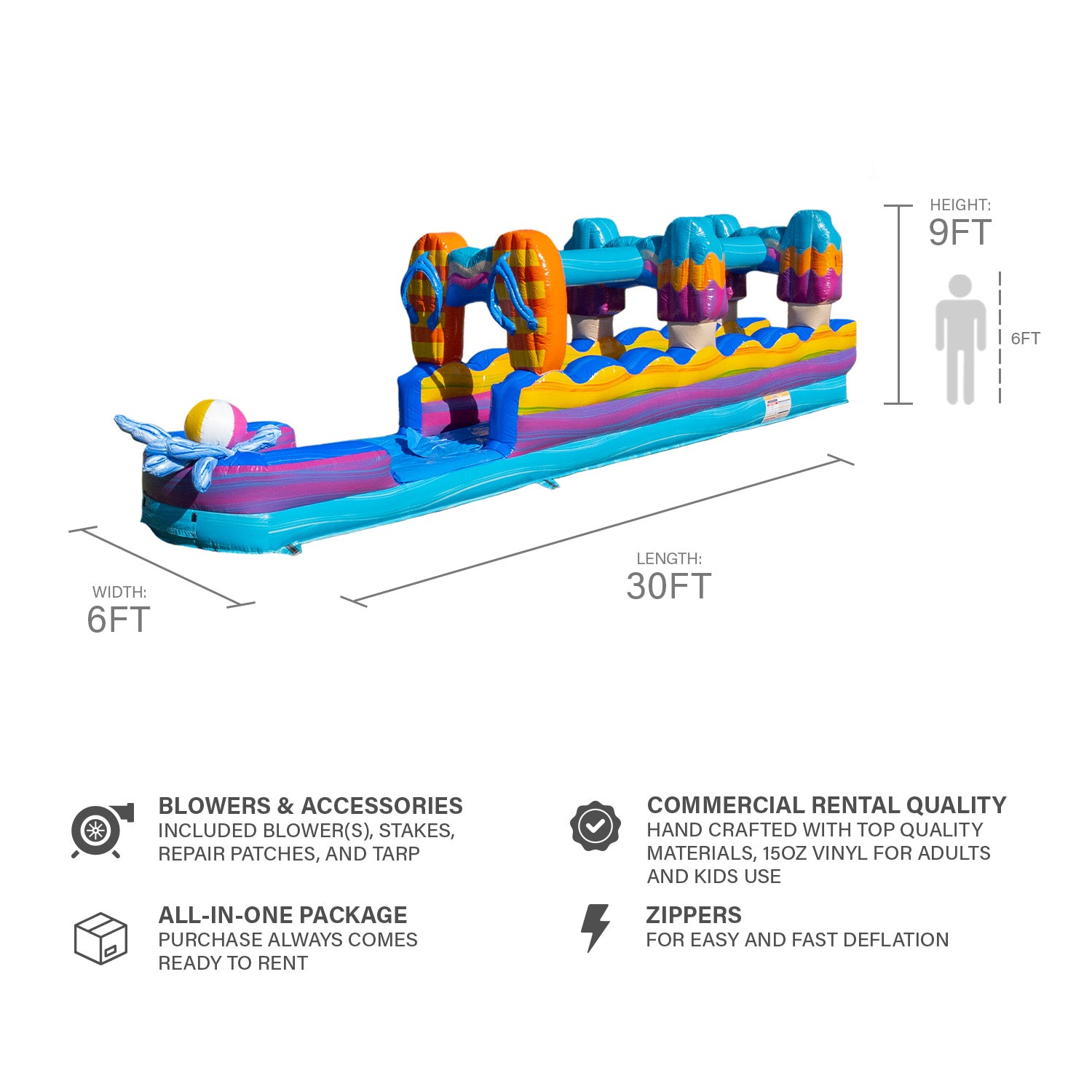 POOL PARTY SLIP N SLIDE