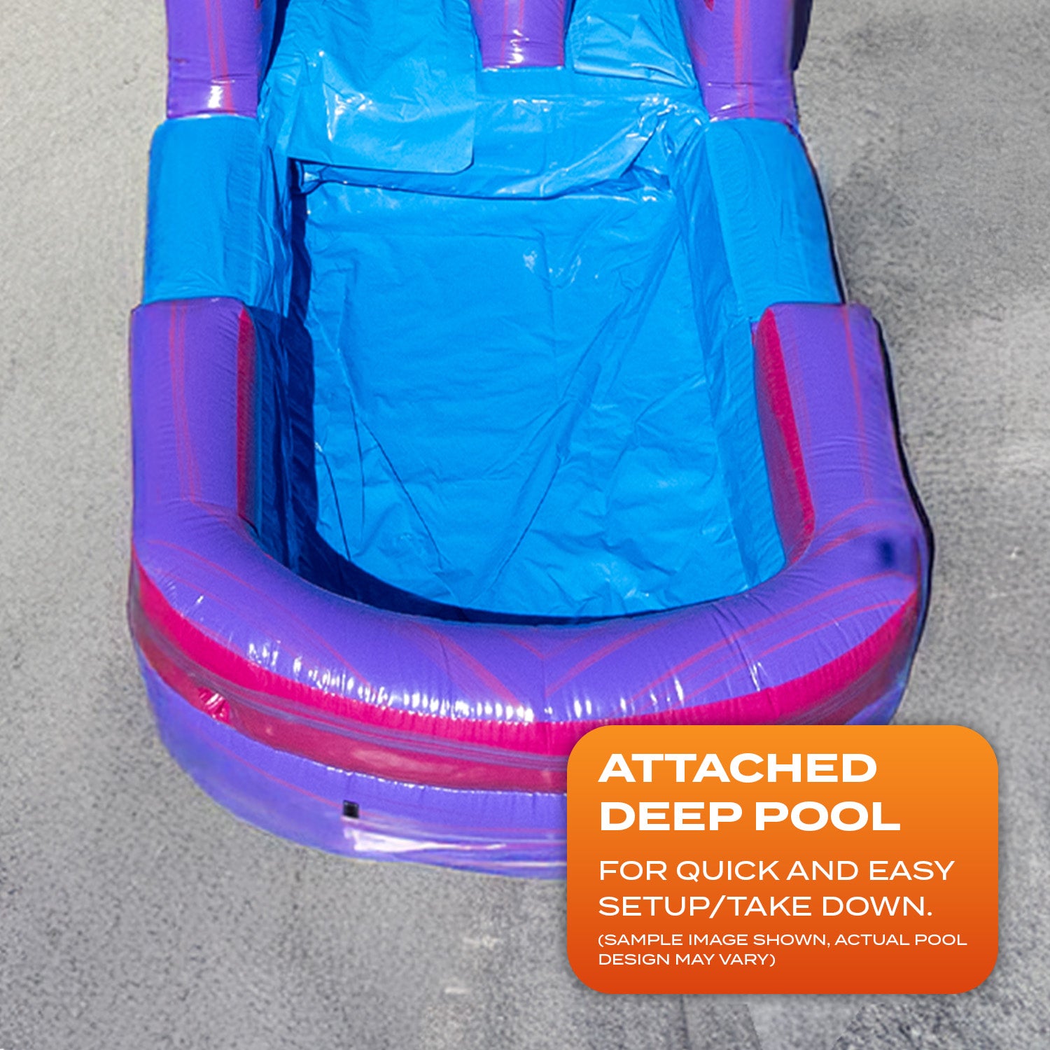 PURPLISH 15 FT SLIDE