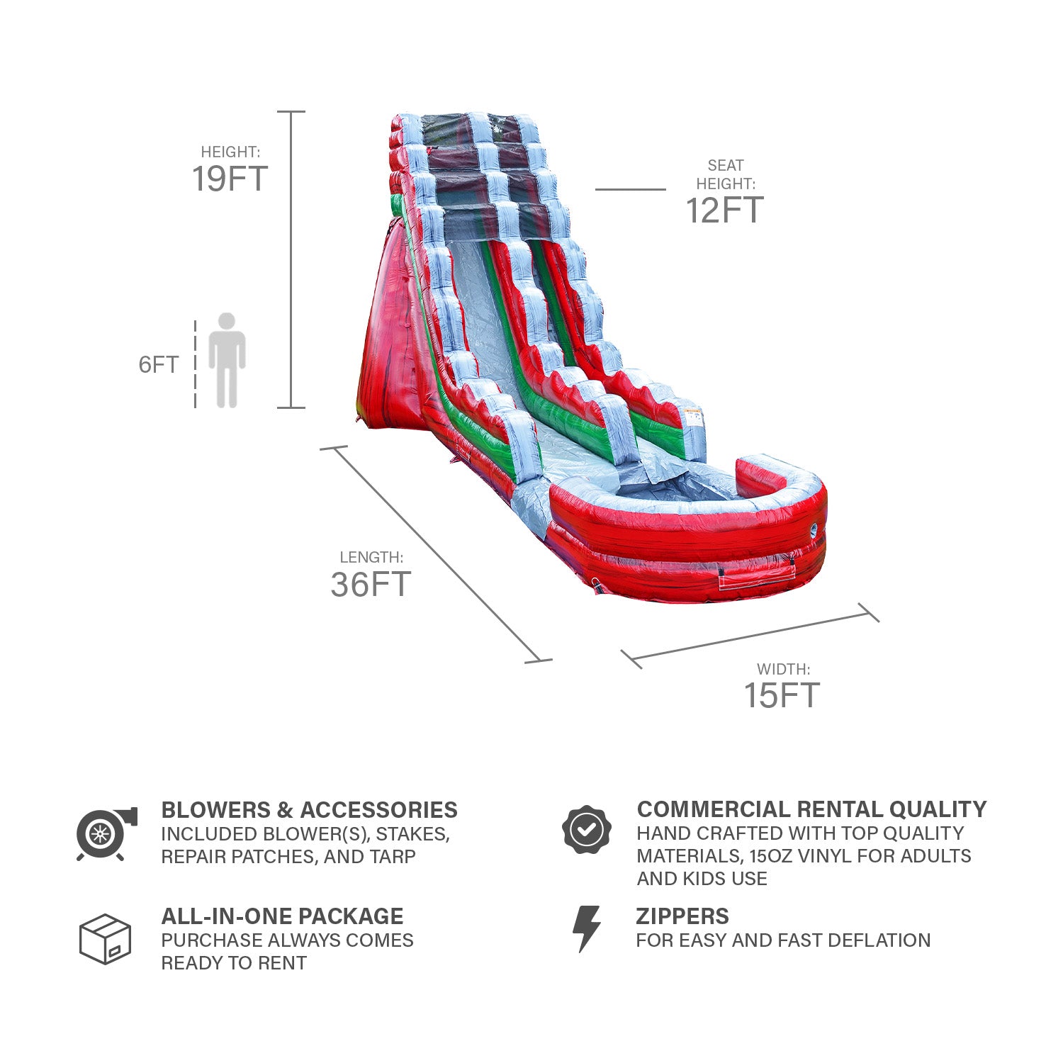 MIDNIGHT 19 FT SLIDE