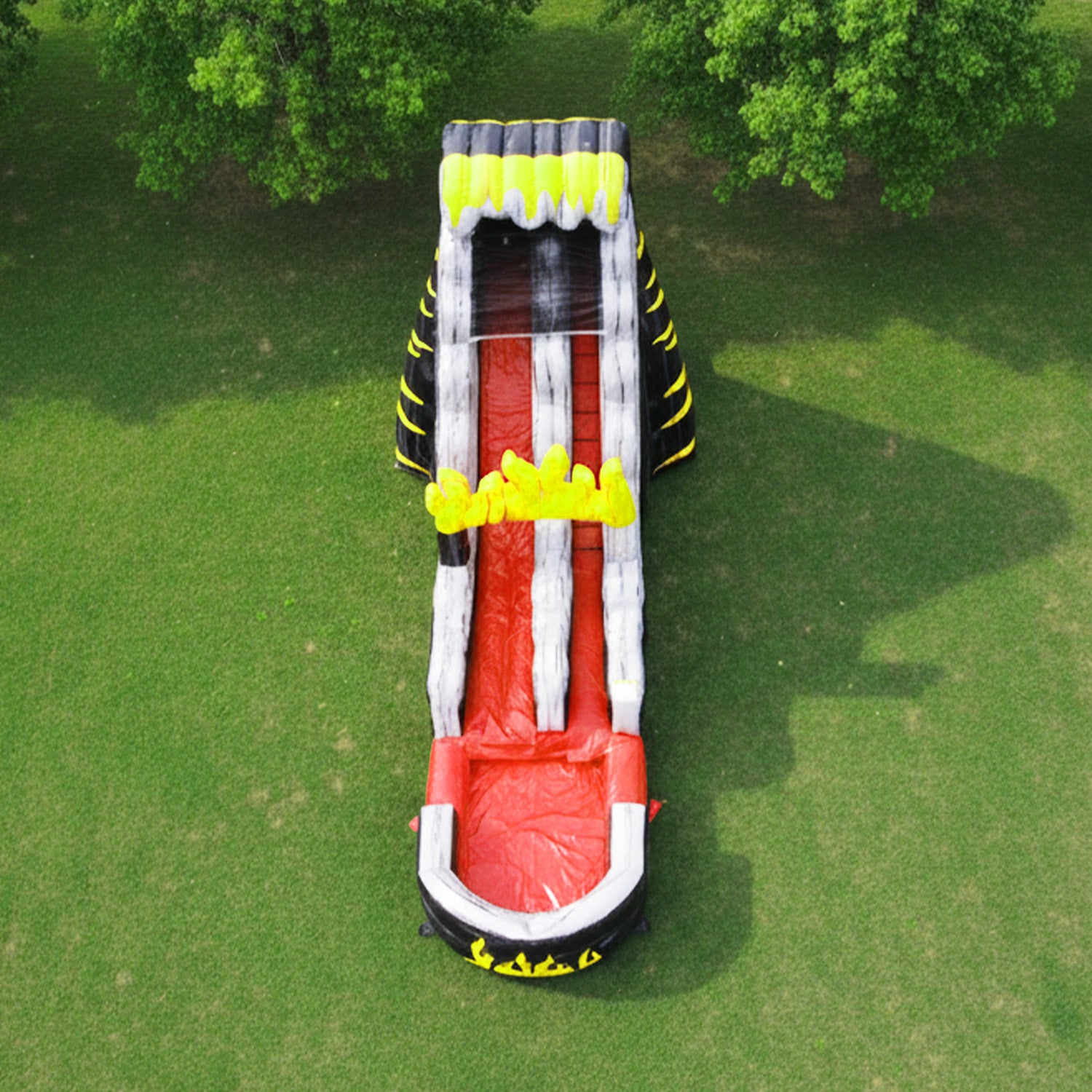 RPUNITHM CHUNITHM風 折りたたみ式 LEDスライダー Flame 19ft Slide: Ignite Fun with JumpOrange Inflatables!