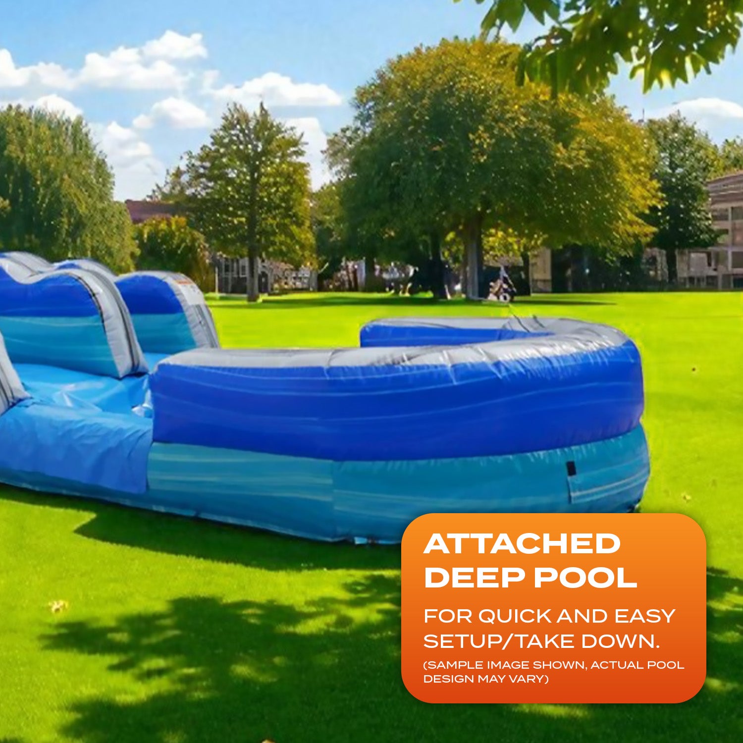 OCEAN BLUE 19 FT SLIDE