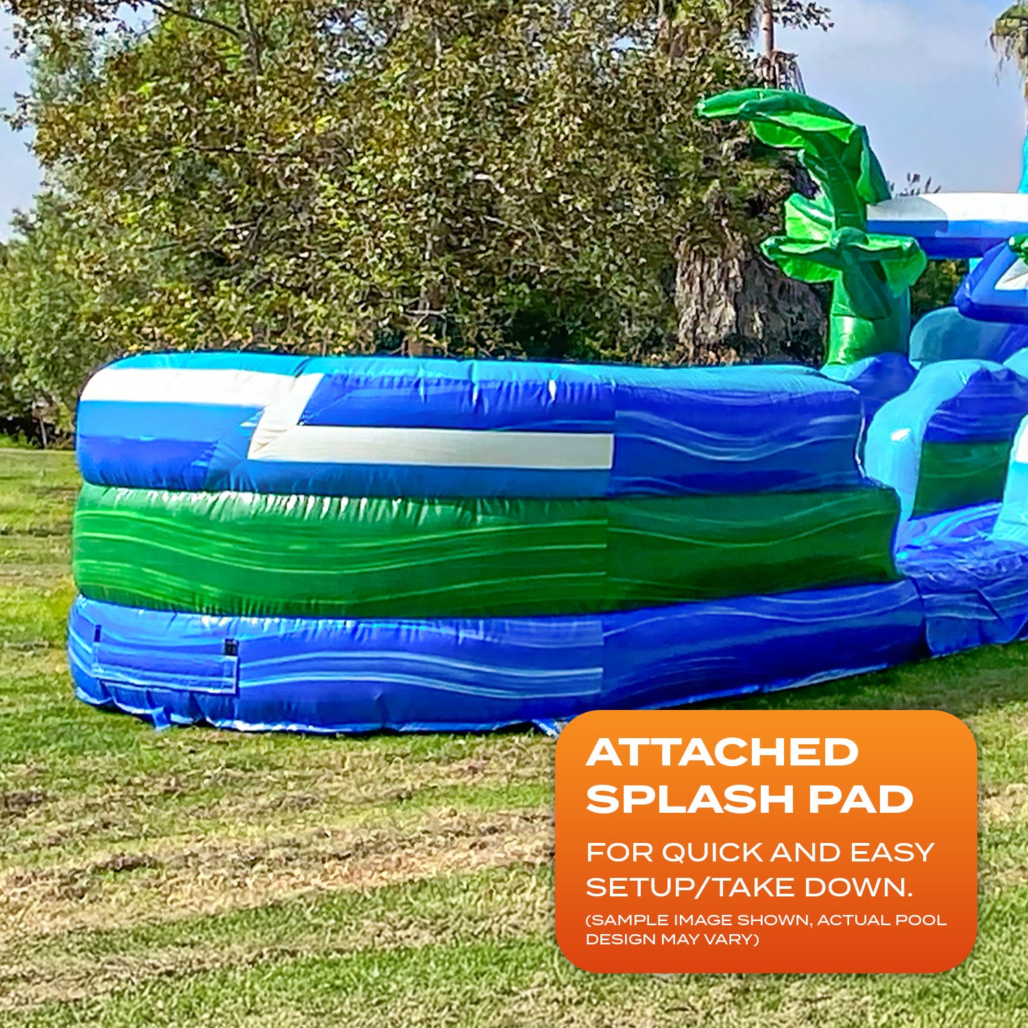 TROPICAL PARADISE 19 FT SLIDE
