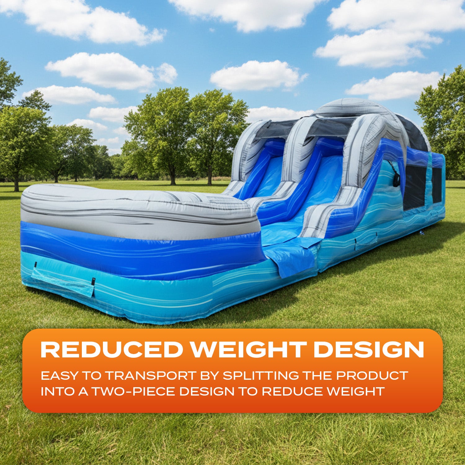 OCEAN BLUE 46 FT EXTENDED WET DRY OBSTACLE