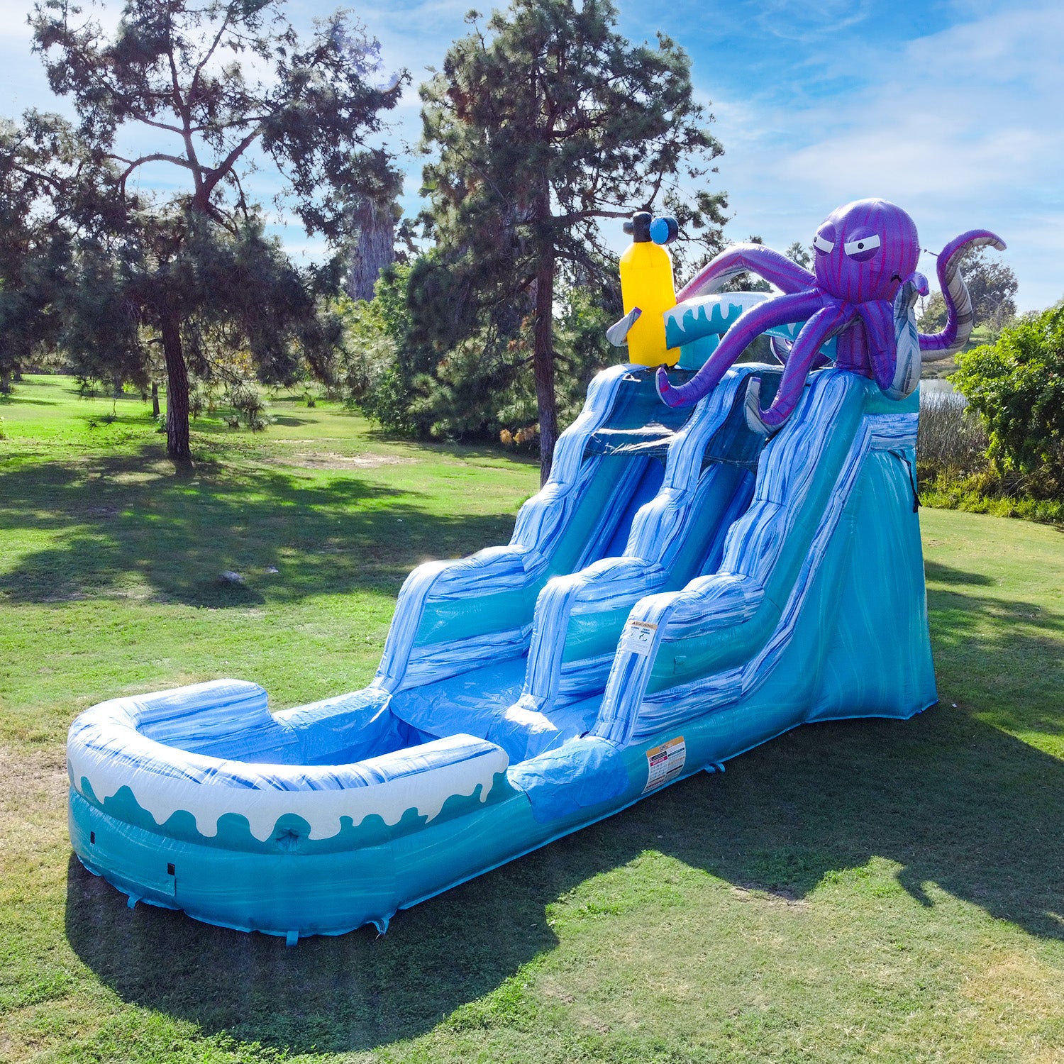 Available Now: Deep Sea 15 Ft Slide - Dive into JumpOrange Joy!