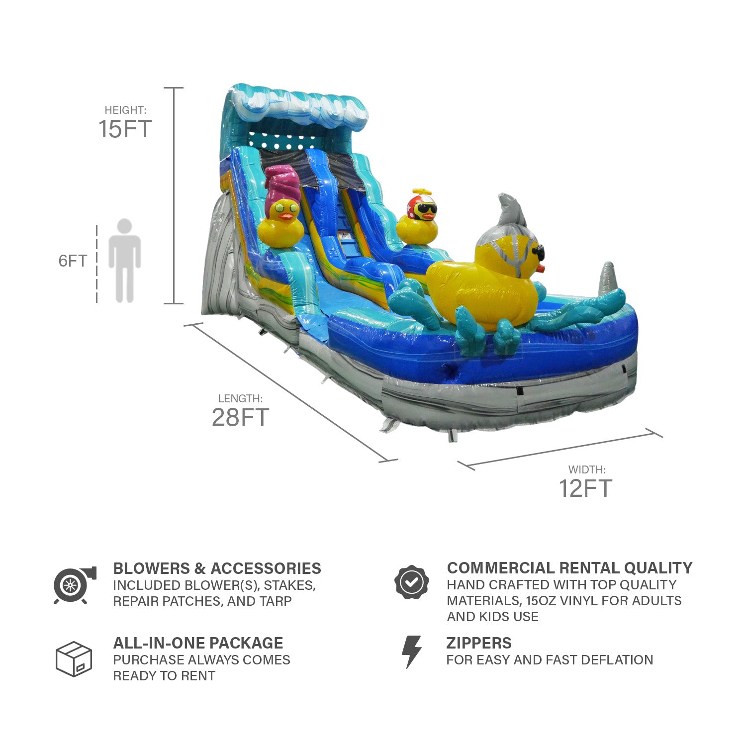 MINDSET MATTER 15FT SLIDE