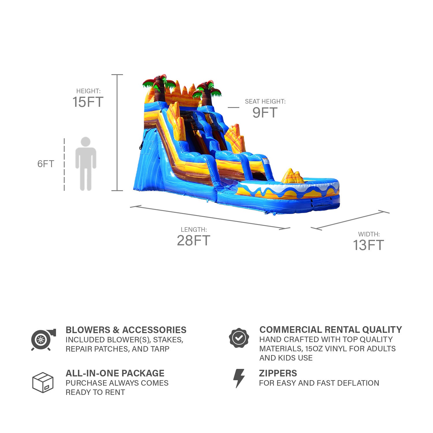 OASIS 15 FT SLIDE