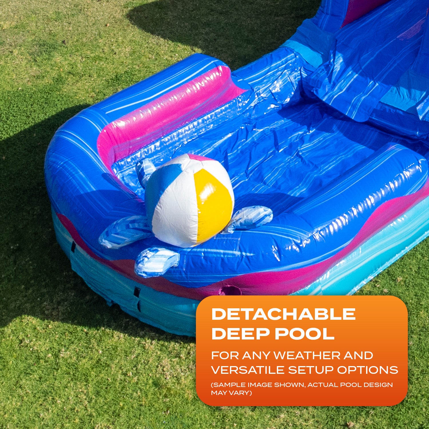 POOL PARTY 15 FT SLIDE
