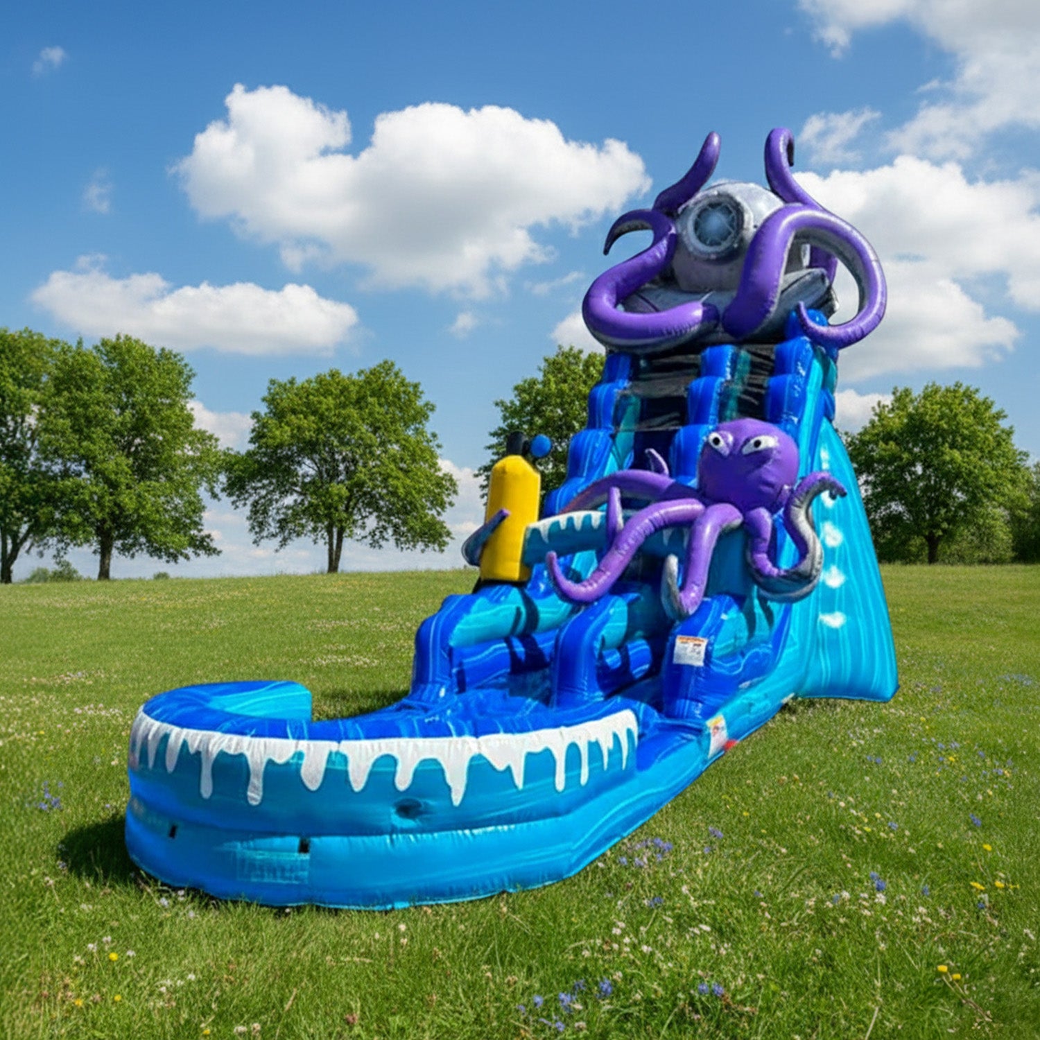 Deep Sea 19 ft Slide - Dive into Deep Fun with JumpOrange!