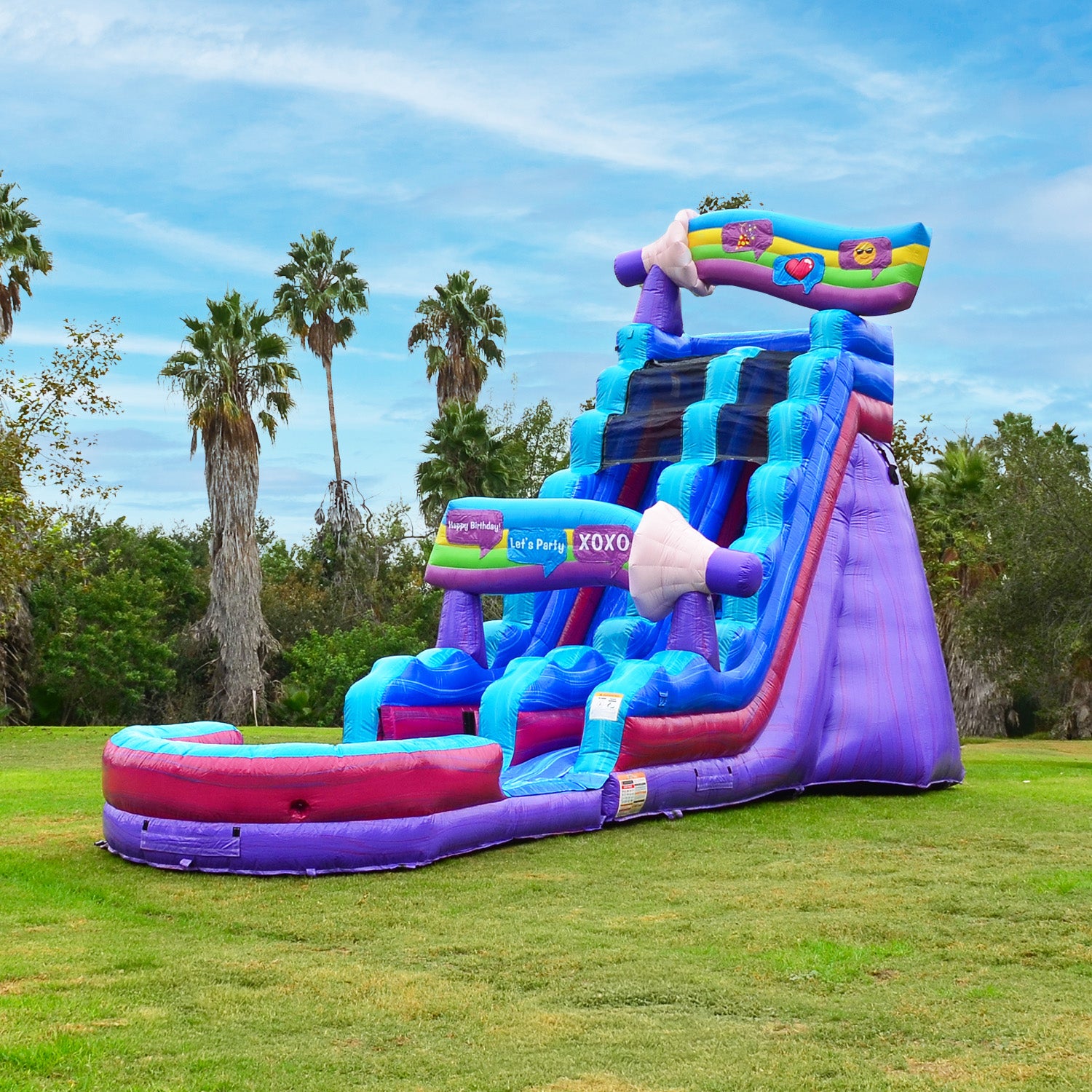 LET'S PARTY 19 FT SLIDE