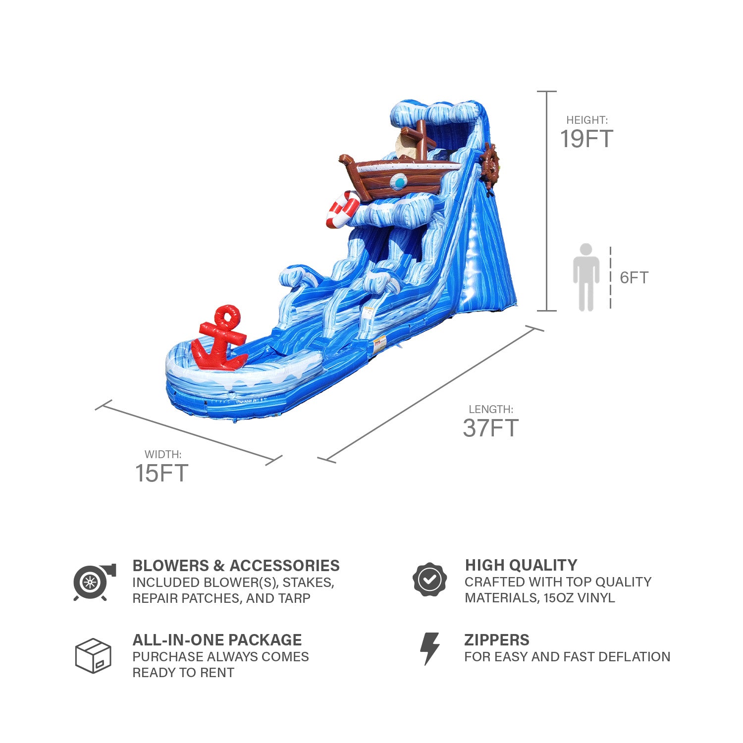 OFFSHORE ADVENTURE 19 FT SLIDE