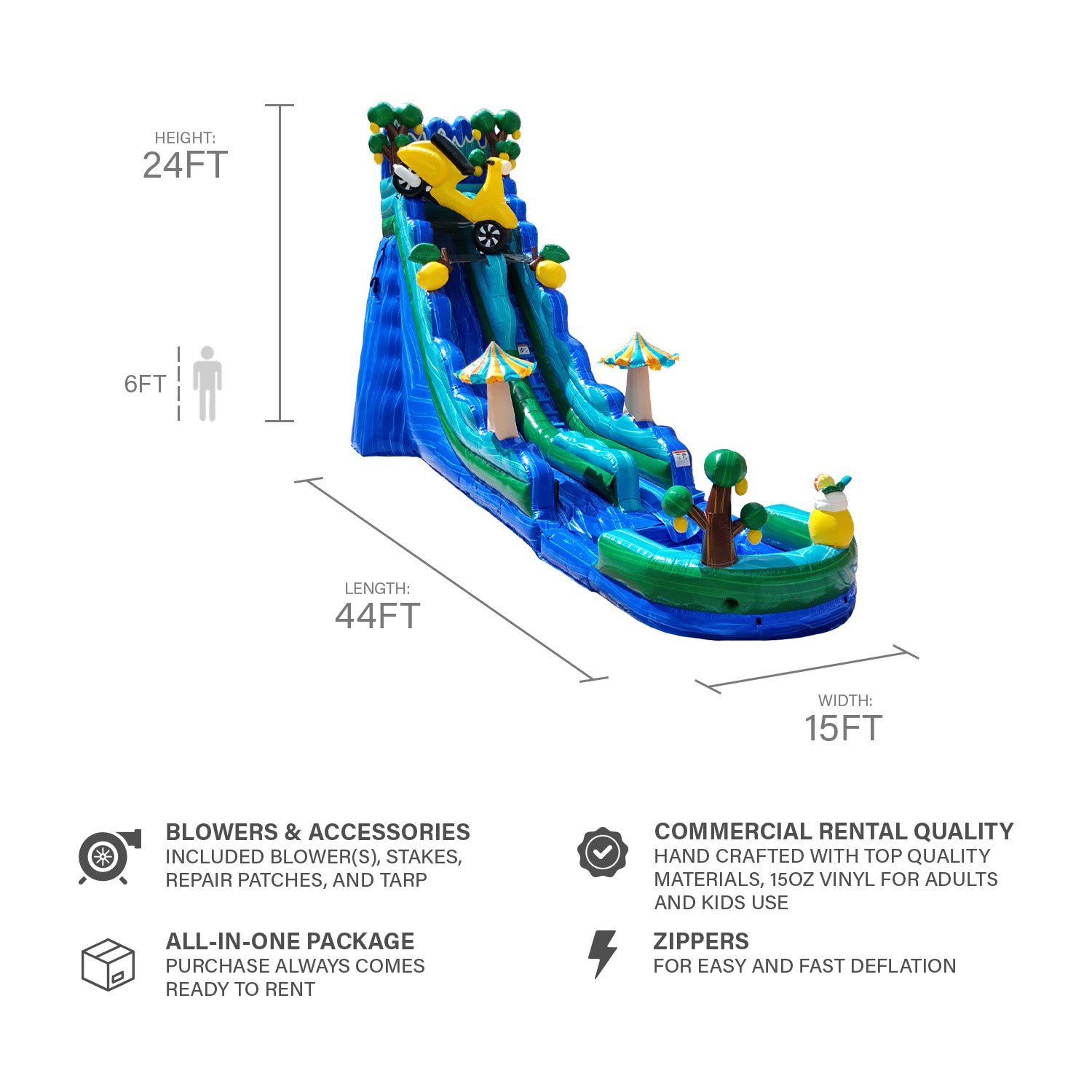 AMALFI COAST 25FT SLIDE