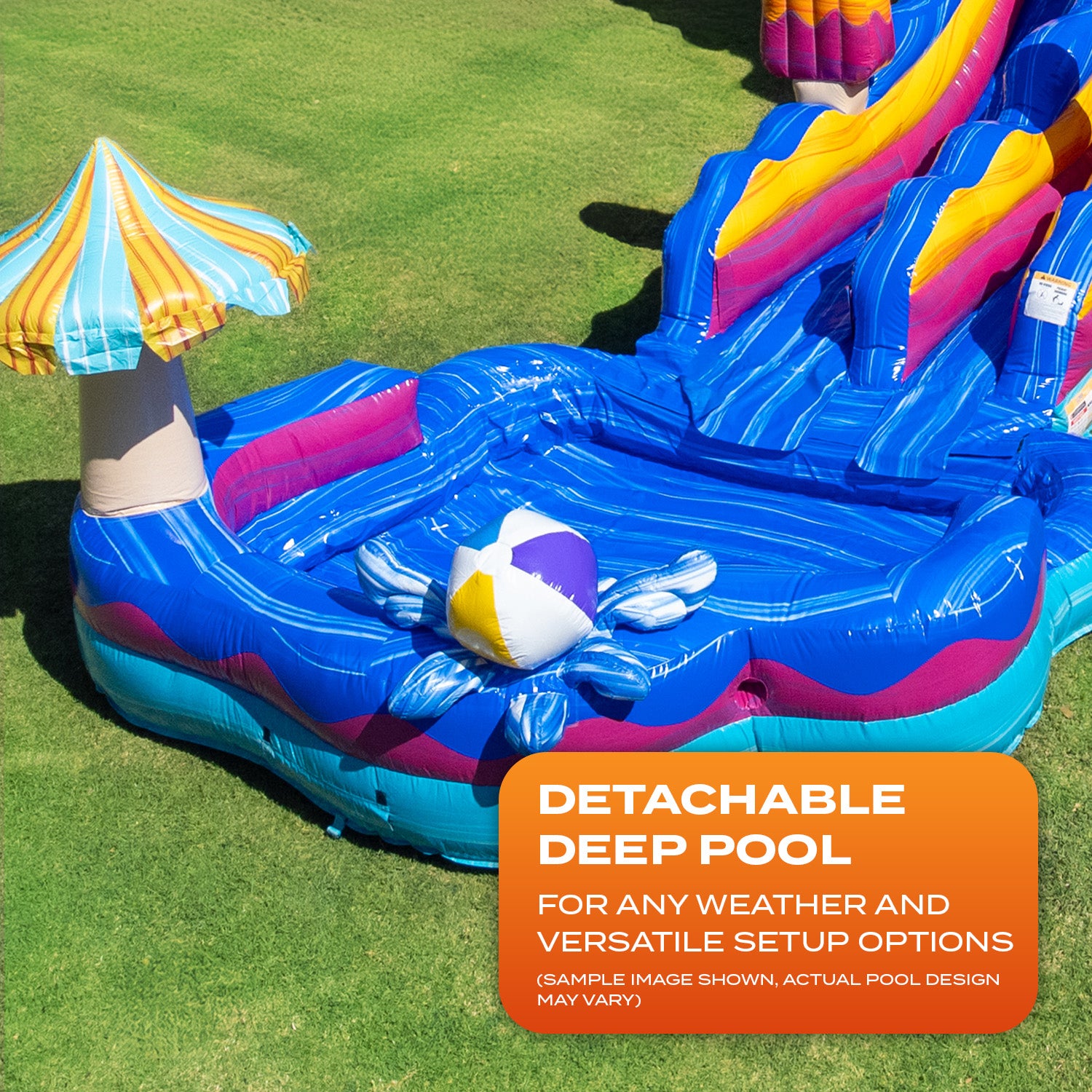 POOL PARTY 25 FT SLIDE