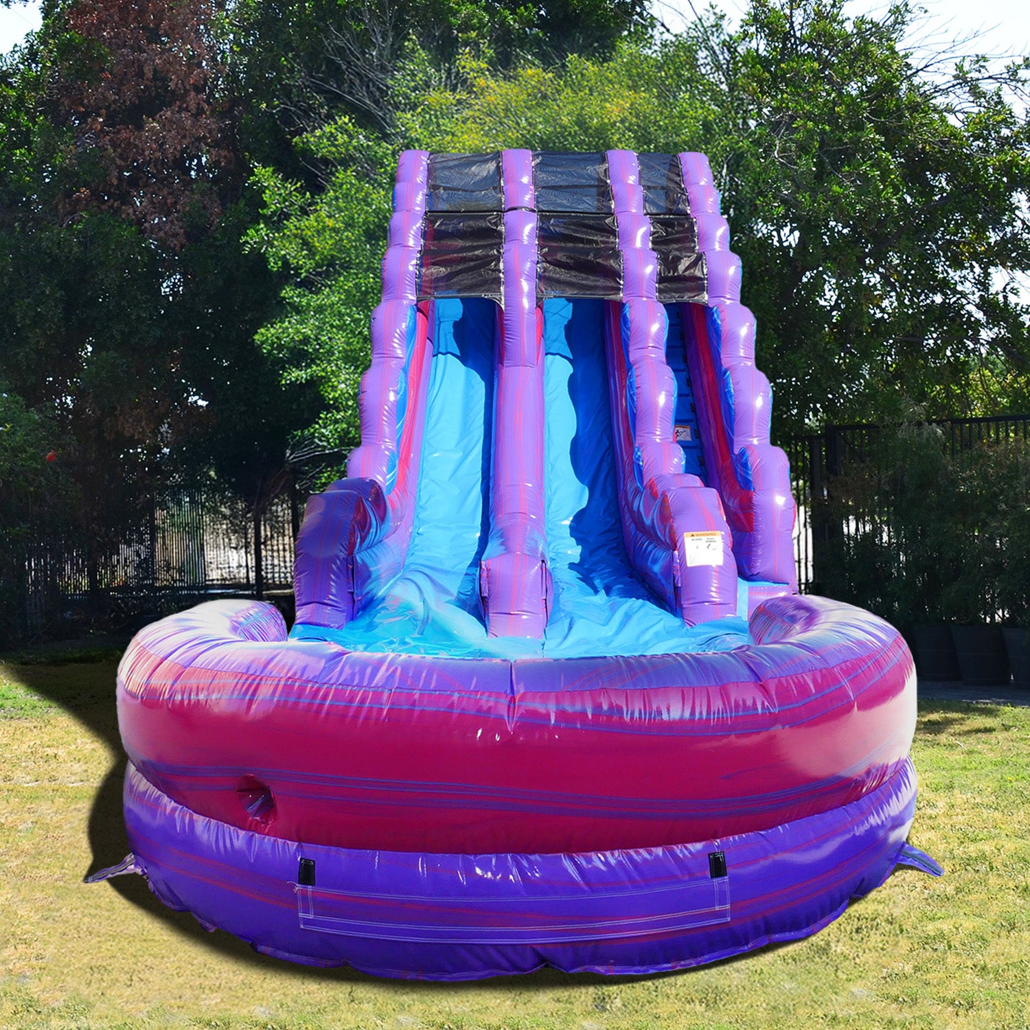 PURPLISH 19 FT DUAL LANE SLIDE