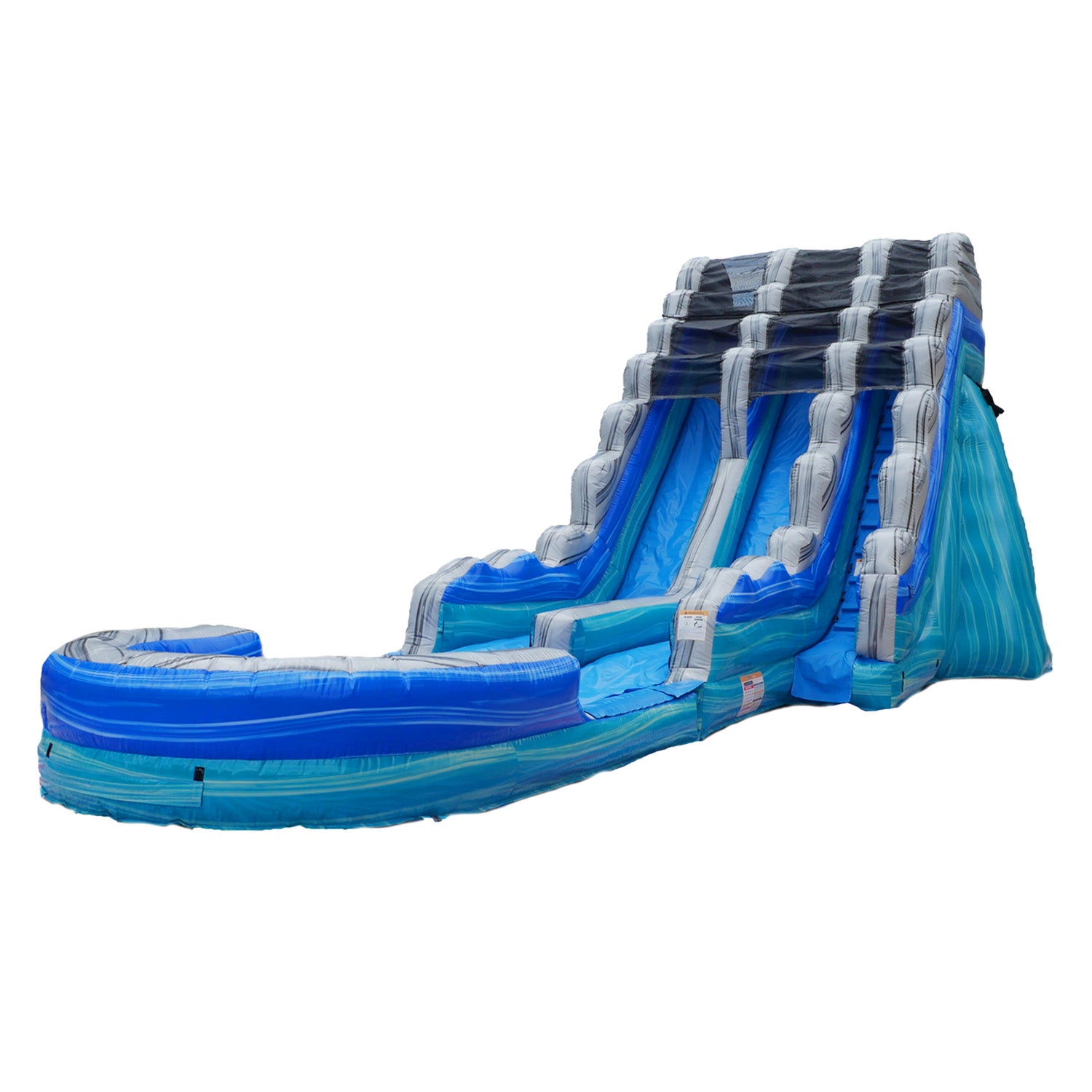 OCEAN BLUE 19 FT DUAL LANE SLIDE