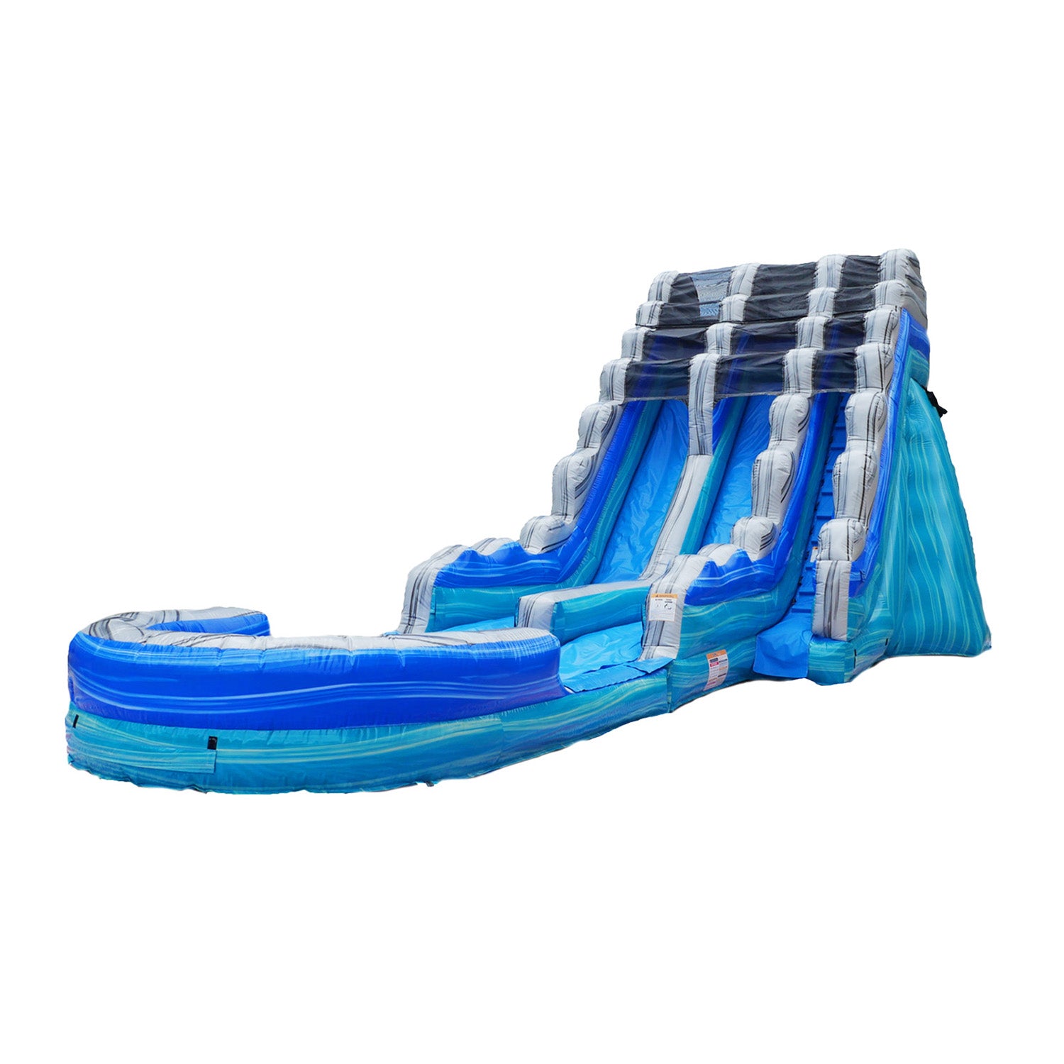 OCEAN BLUE 19 FT DUAL LANE SLIDE