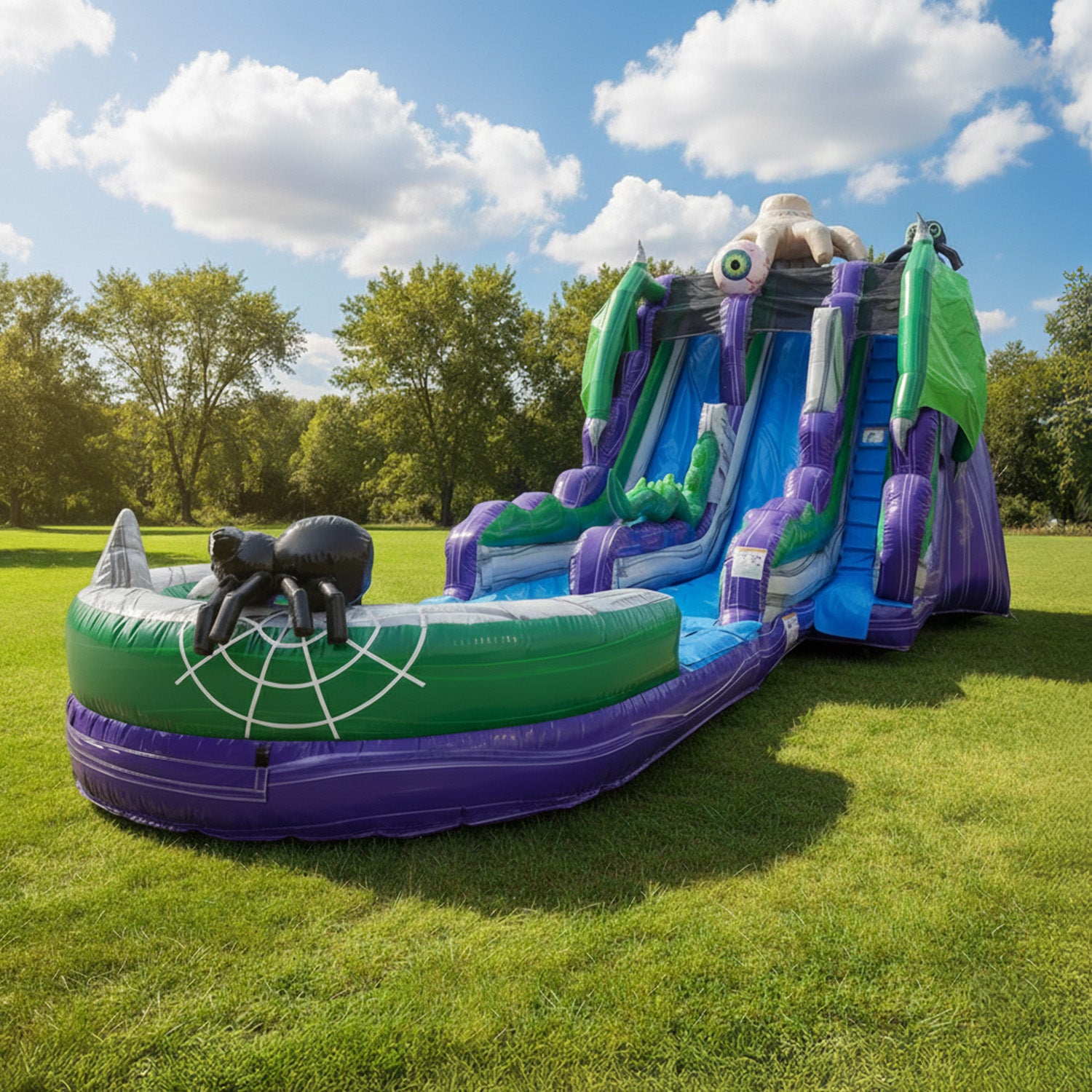 MONSTER DRAGON 20 FT DUAL LANE SLIDE