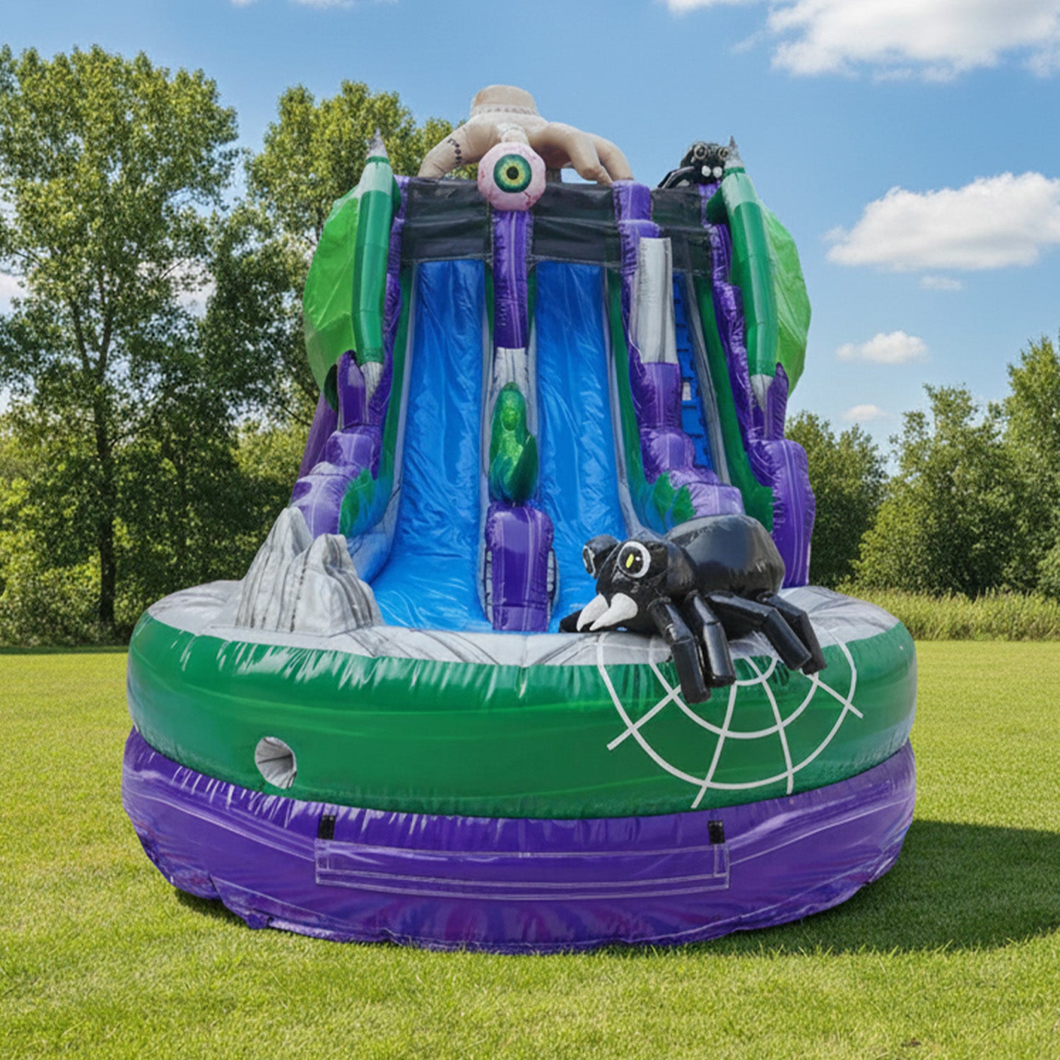 MONSTER DRAGON 20 FT DUAL LANE SLIDE