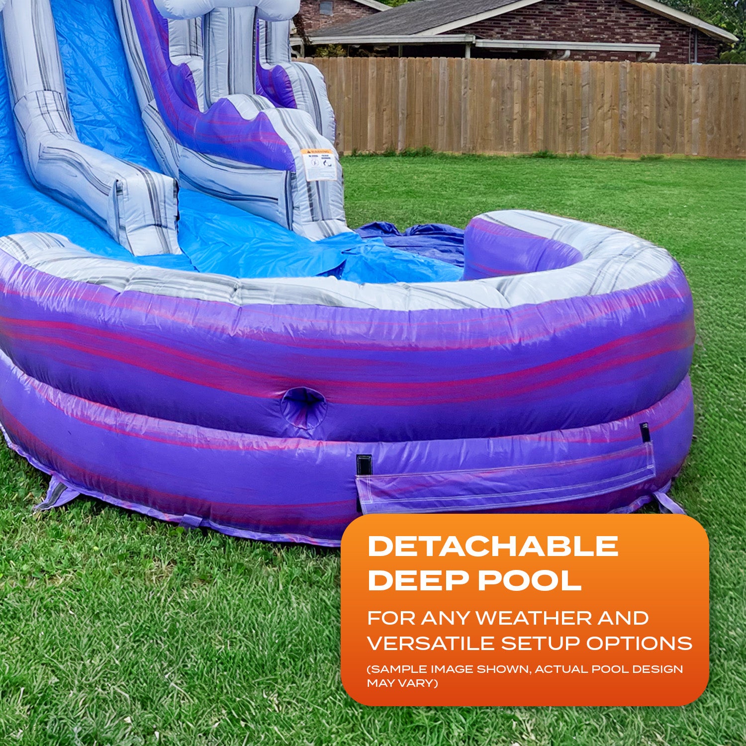 THUNDER 20 FT DUAL LANE SLIDE