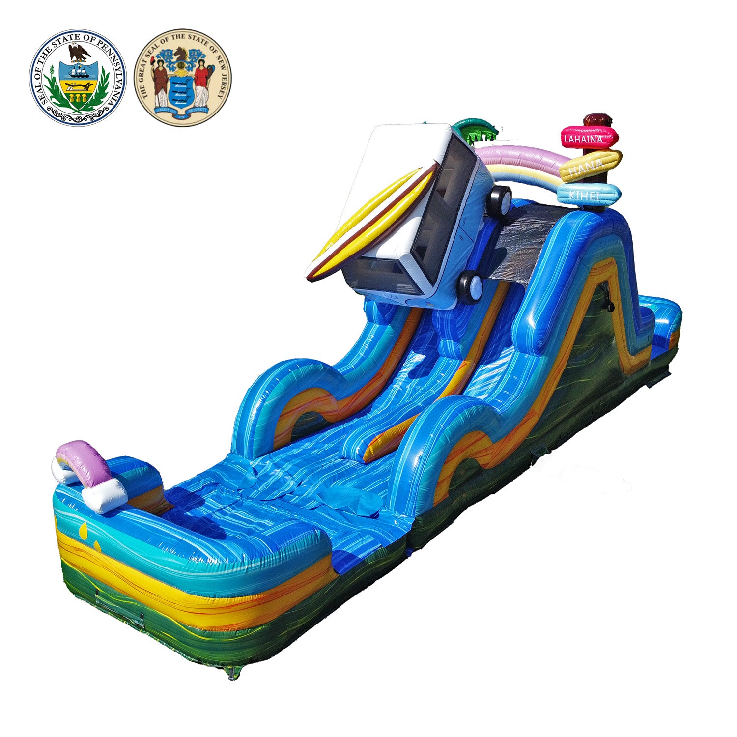 BEACH CAMPER 17 FT DUAL LANE BACK LOAD SLIDE