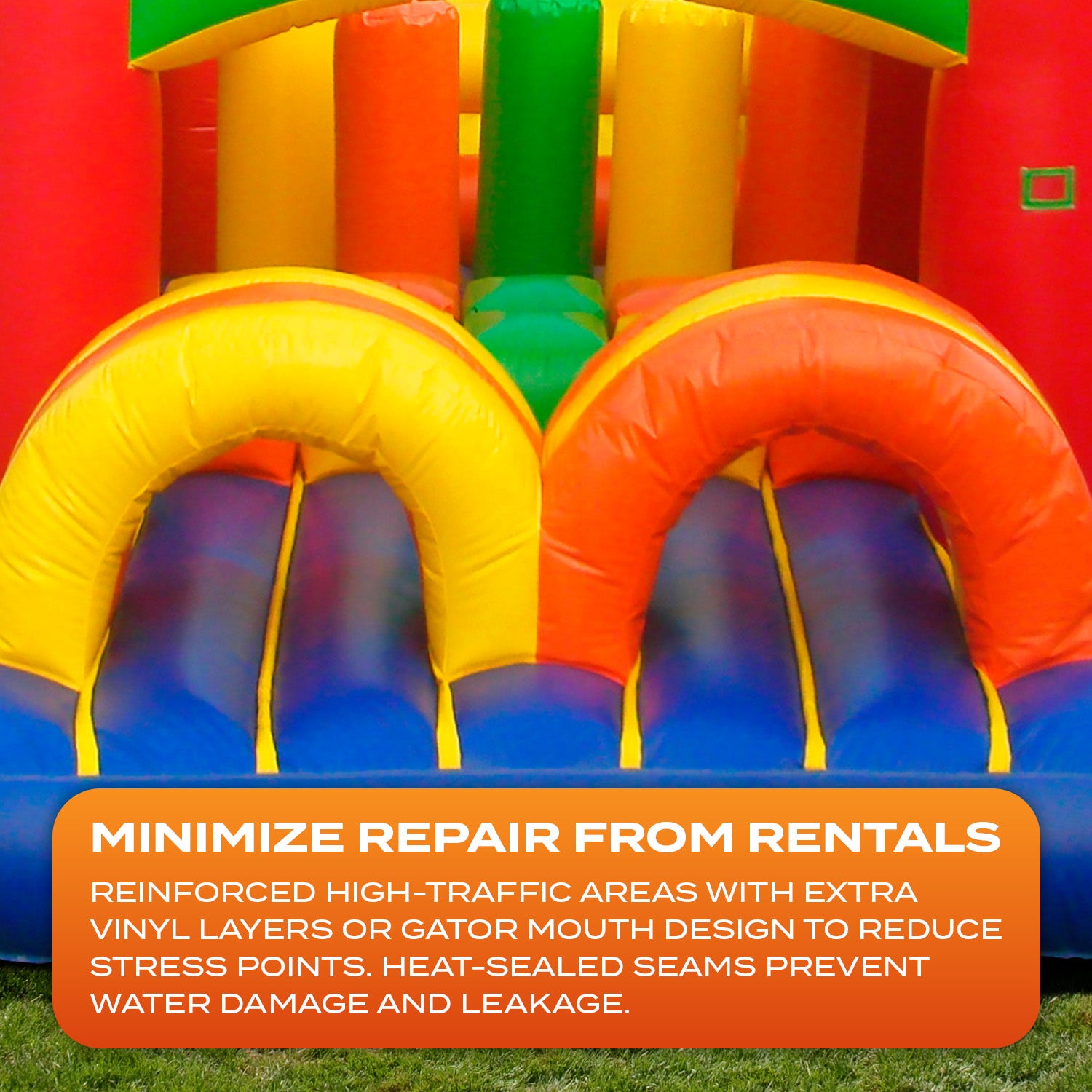 40 ft RAINBOW MEGA OBSTACLE COURSE
